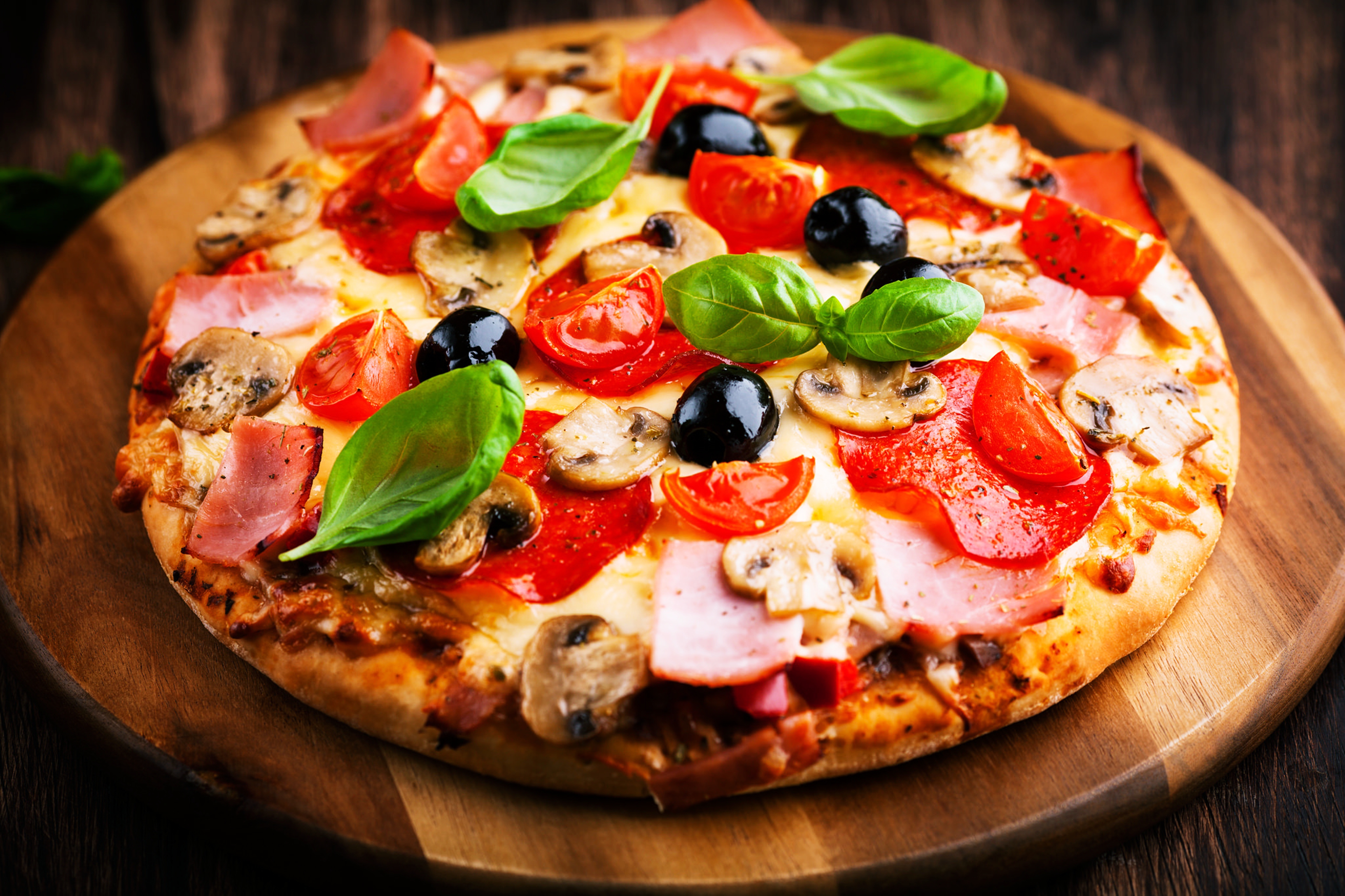 Food Lunch Meal Pizza 3840x2559