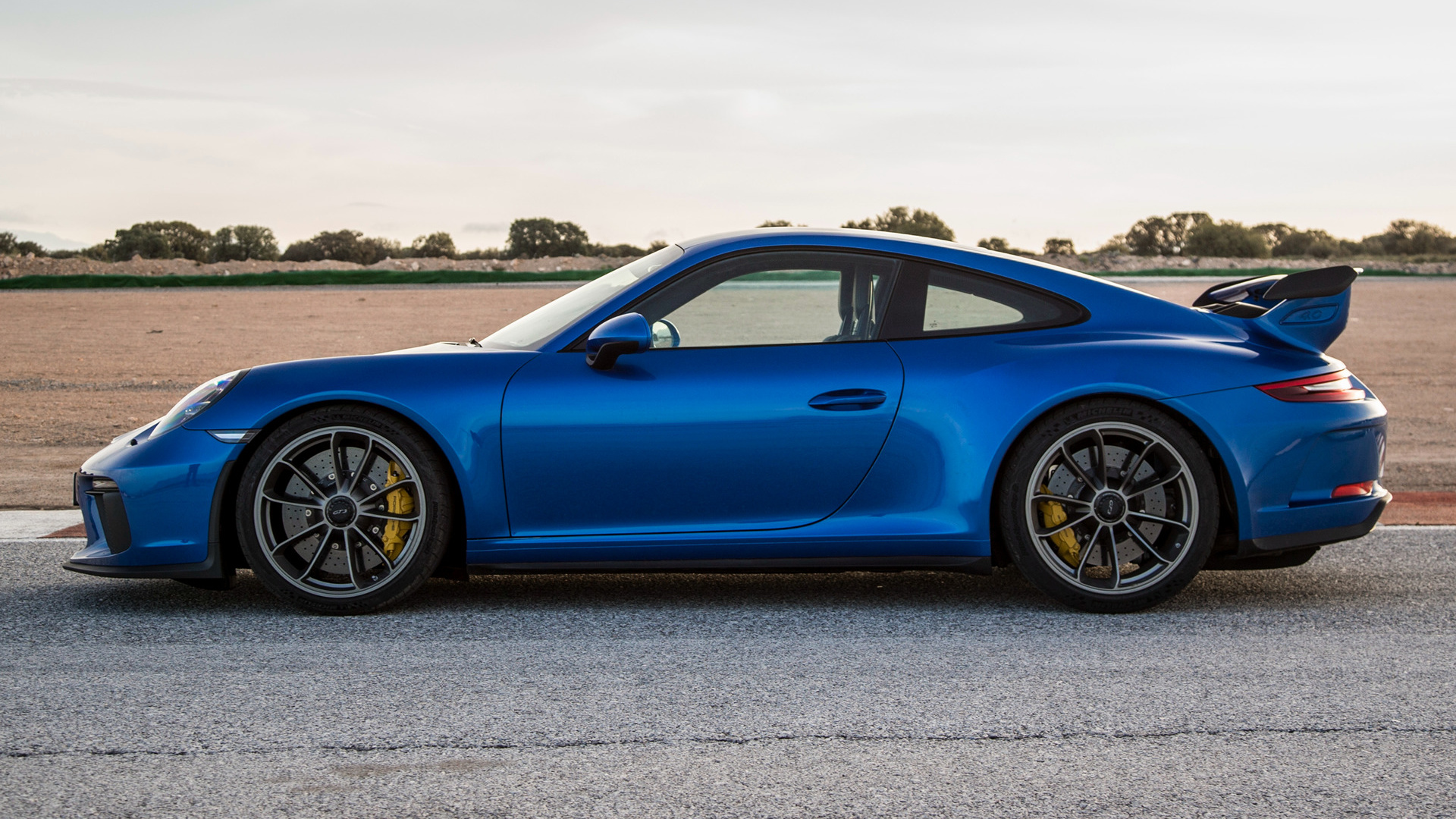 Blue Car Car Porsche 911 Gt3 Race Car Sport Car 1920x1080