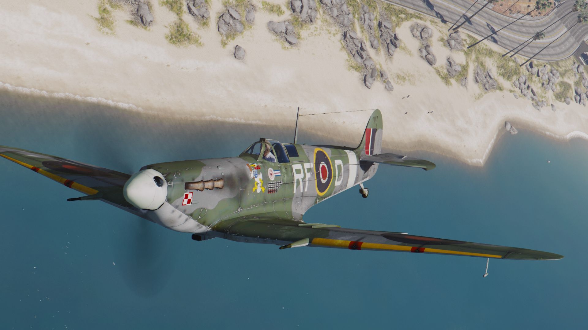 Aircraft Supermarine Spitfire 1920x1080