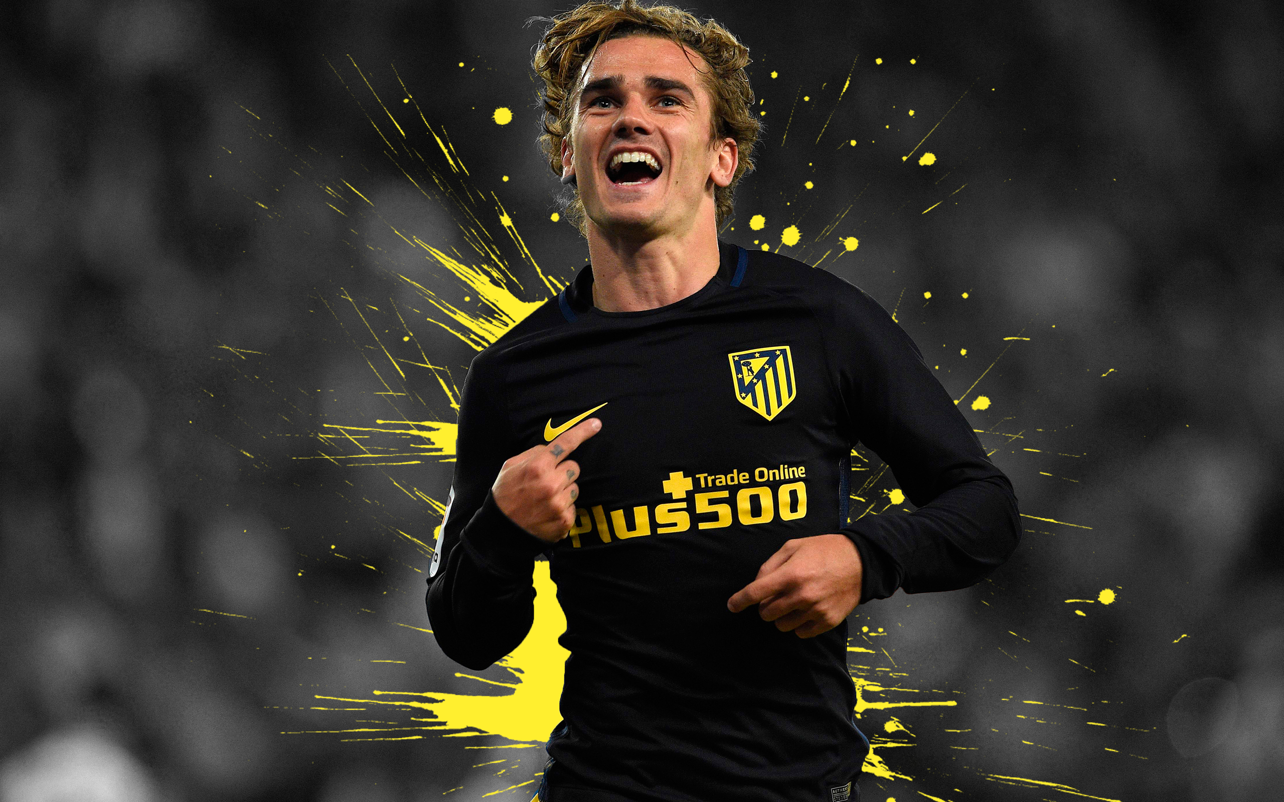 Antoine Griezmann Atletico Madrid French Soccer 2560x1600