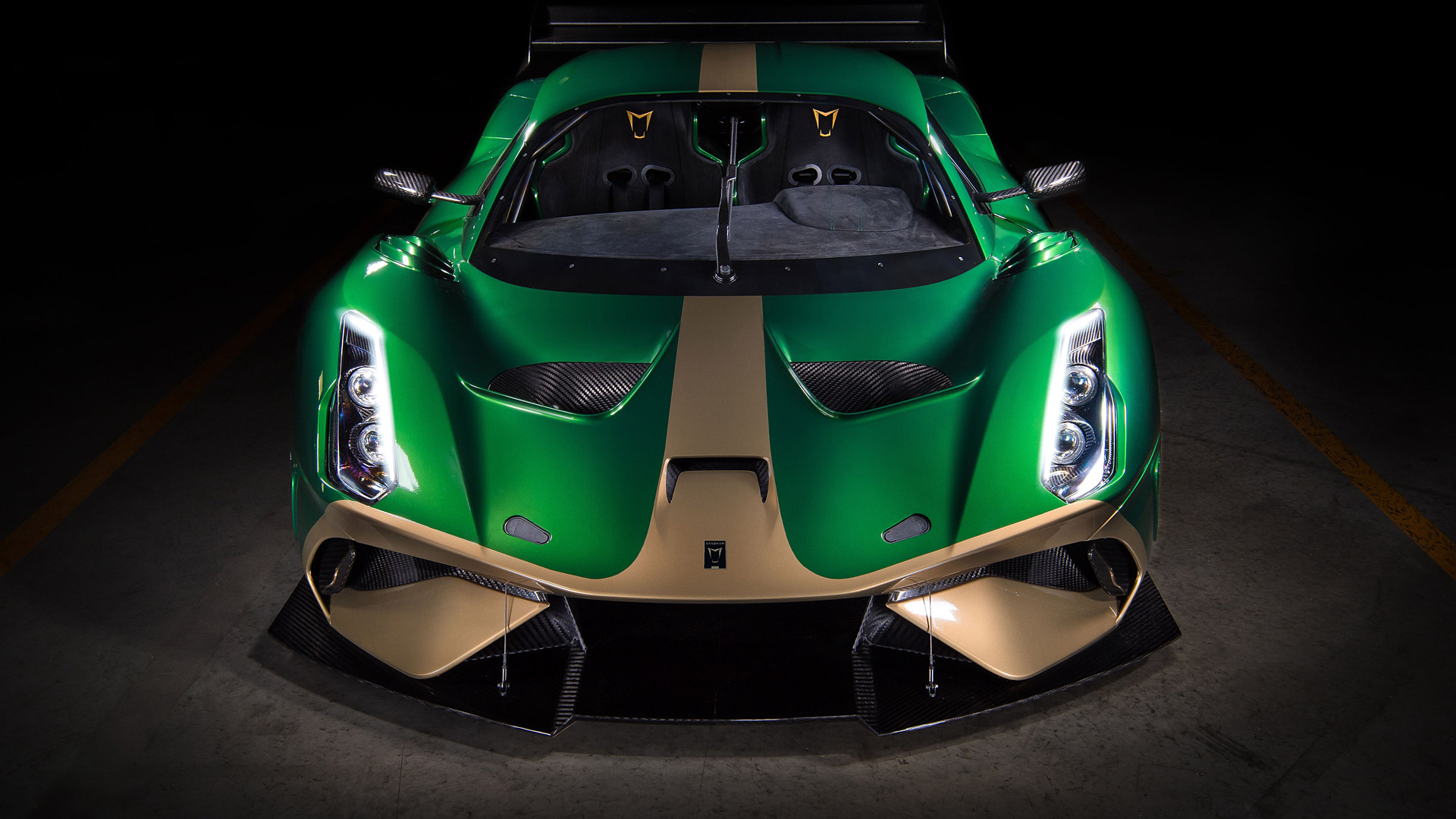 Brabham Bt62 Car Green Car Race Car Sport Car Supercar 1920x1080