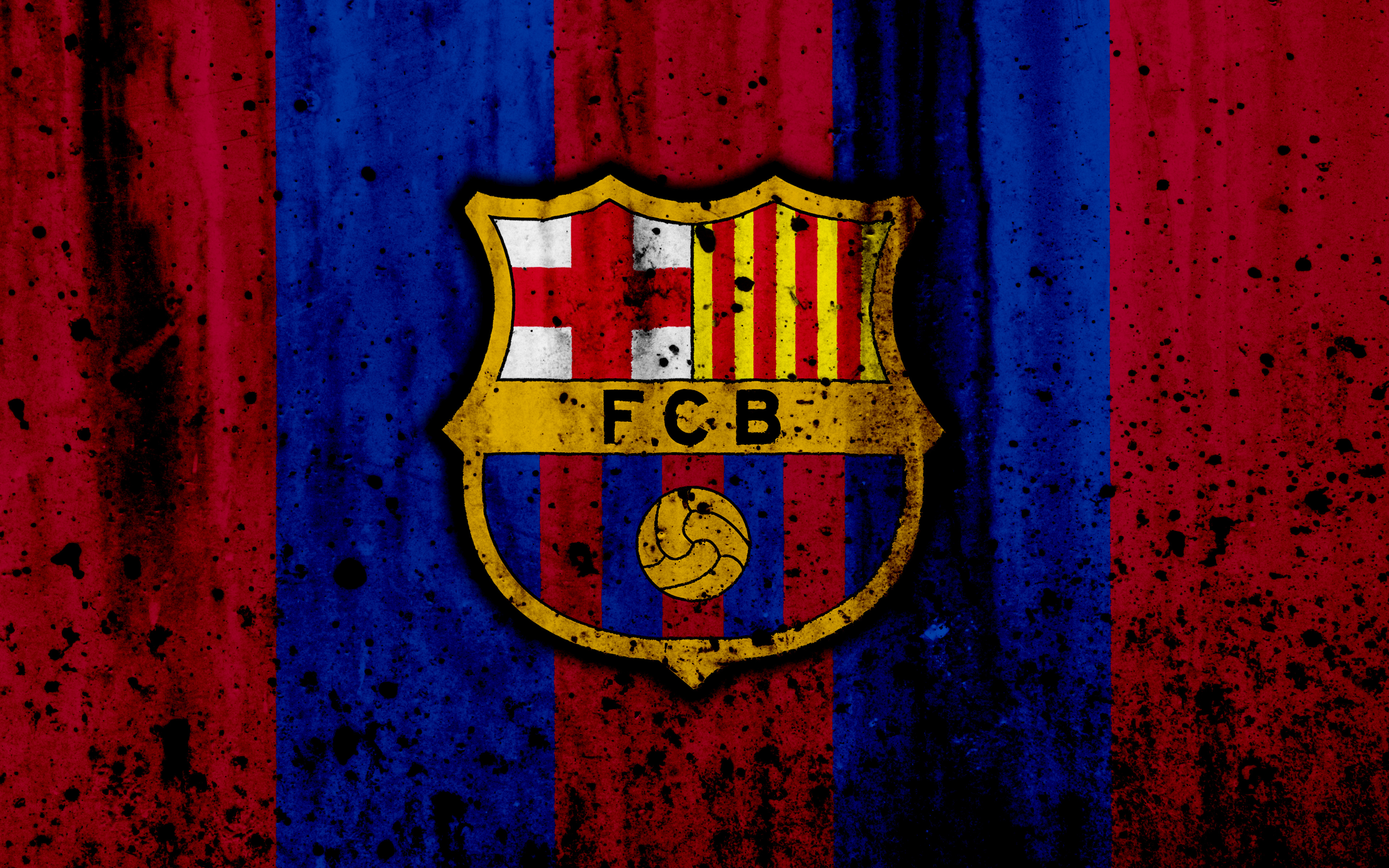 Fc Barcelona Logo Soccer 3840x2400