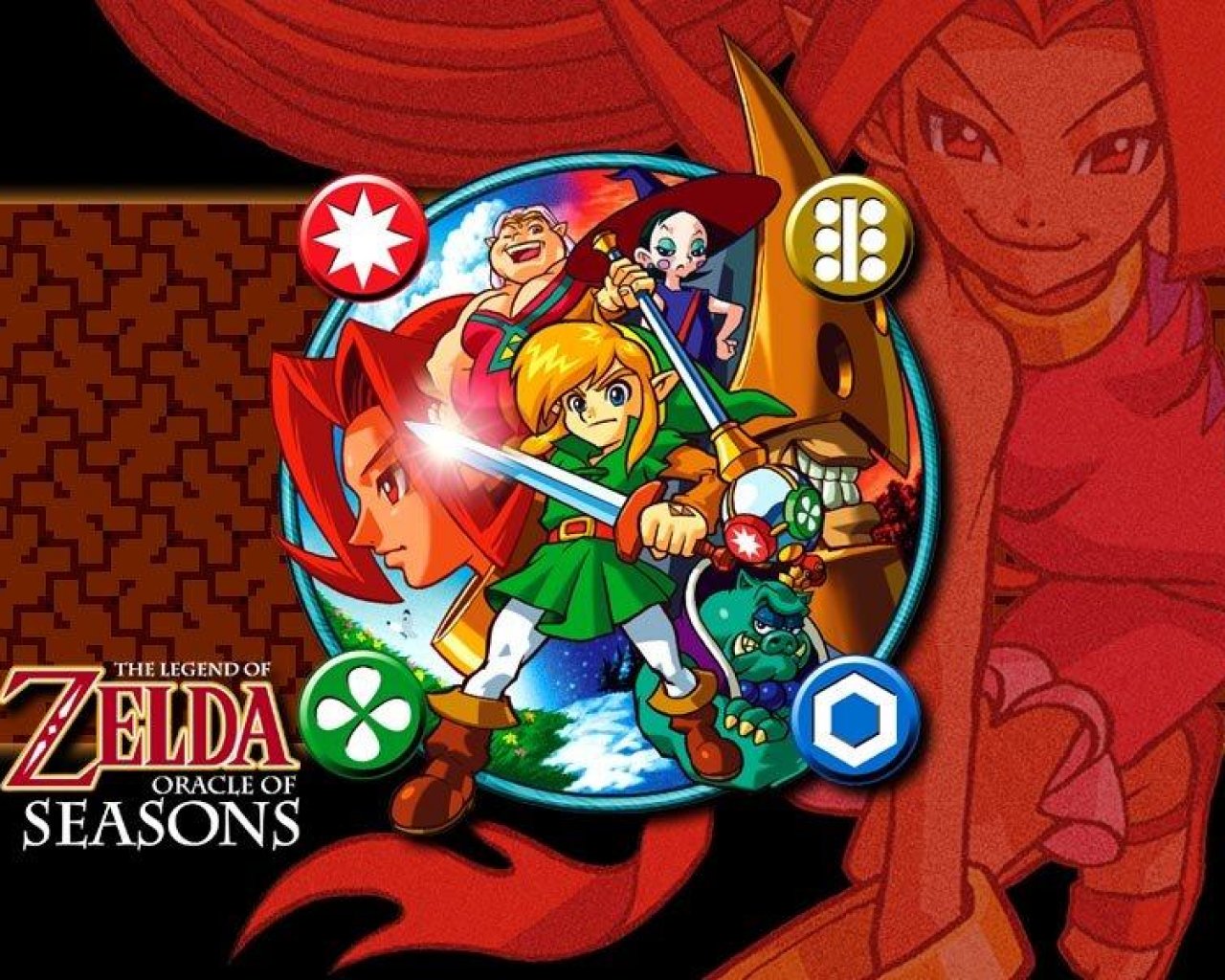 Din The Legend Of Zelda Ganon The Legend Of Zelda Impa The Legend Of Zelda Link Maple The Legend Of  1280x1024