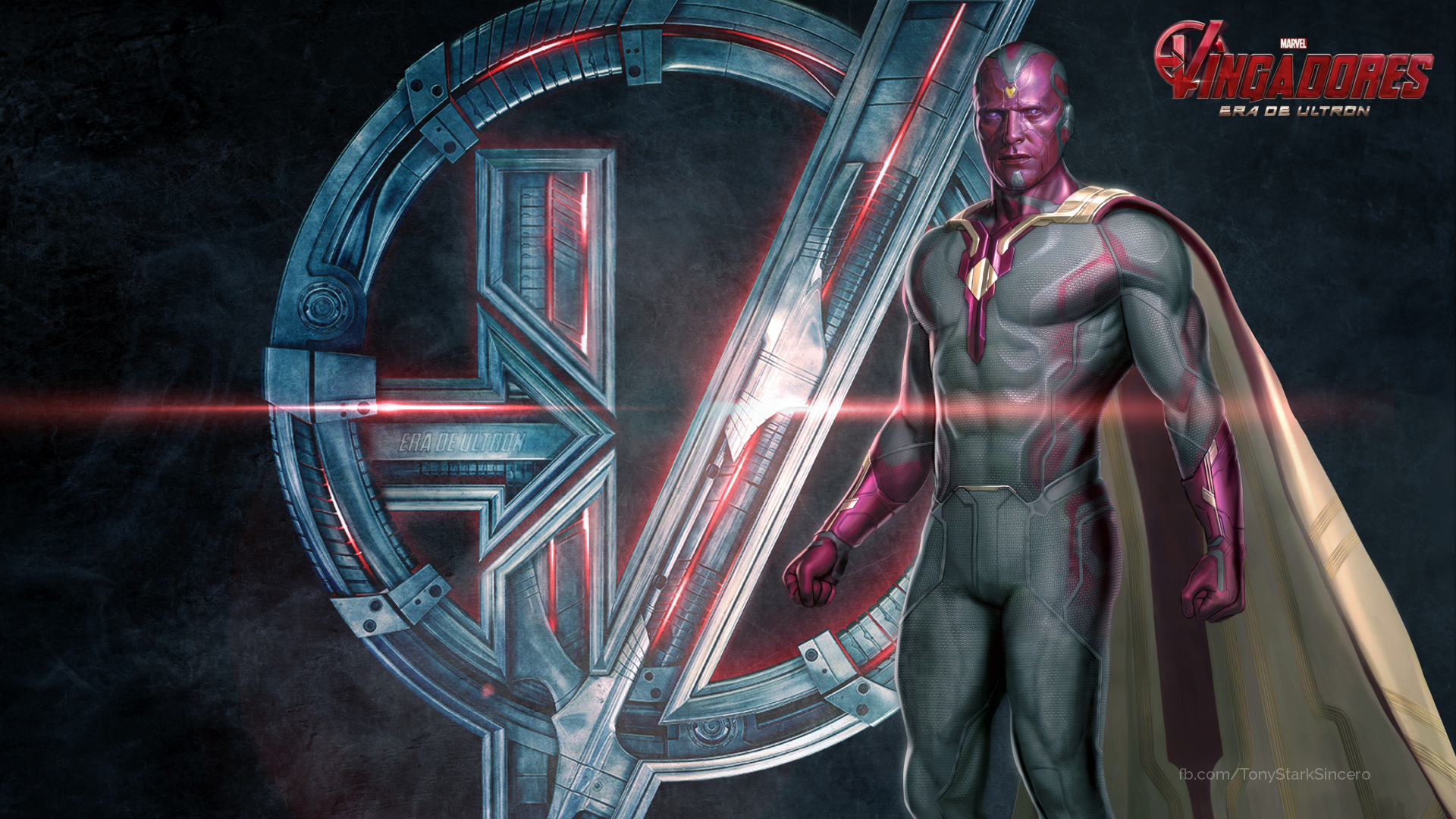 Avengers Age Of Ultron Paul Bettany Vision Marvel Comics 1920x1080