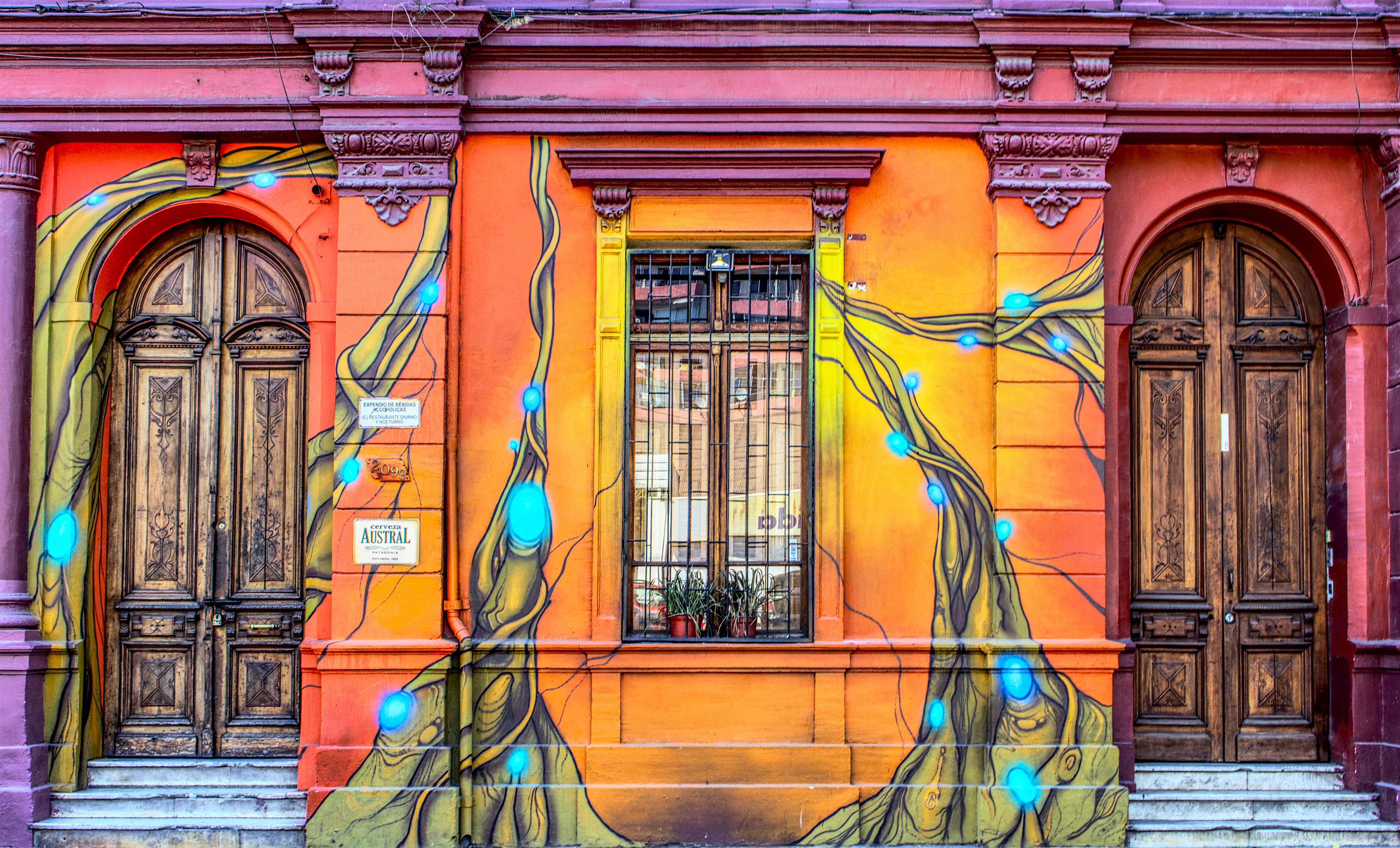 Artistic Colorful Door Window 5031x3047