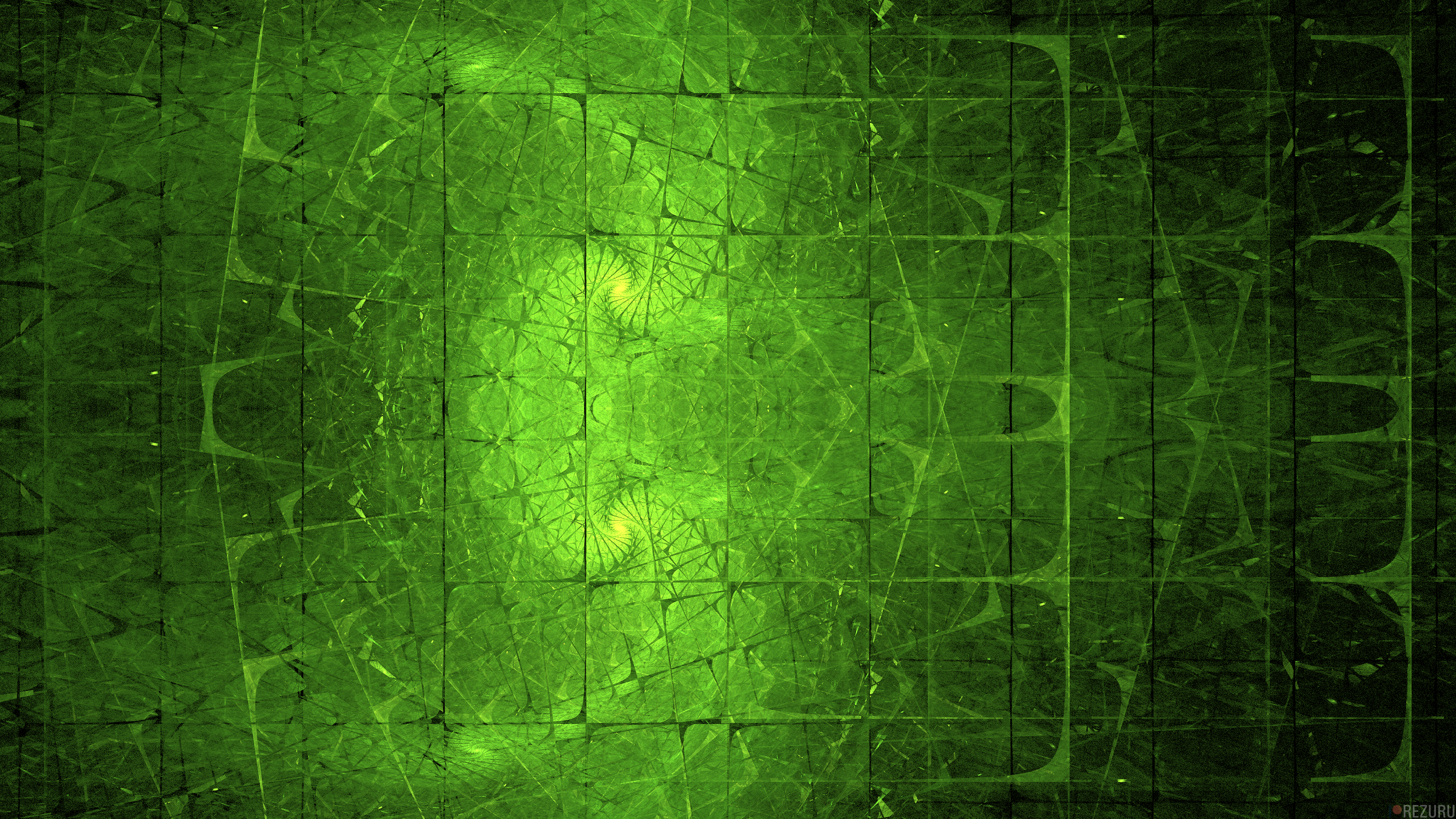 Abstract Green 3840x2160
