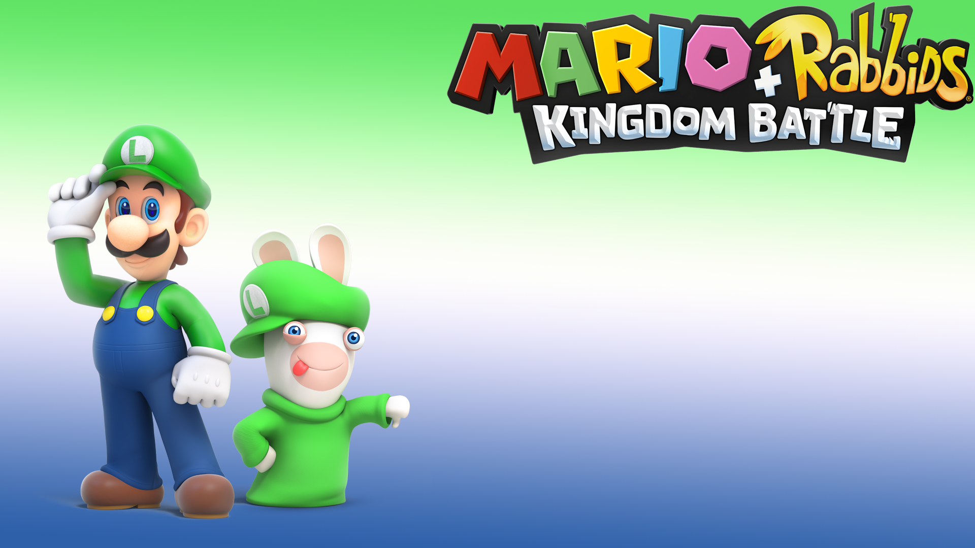 Luigi Mario Rabbids Kingdom Battle Raving Rabbids 1920x1080