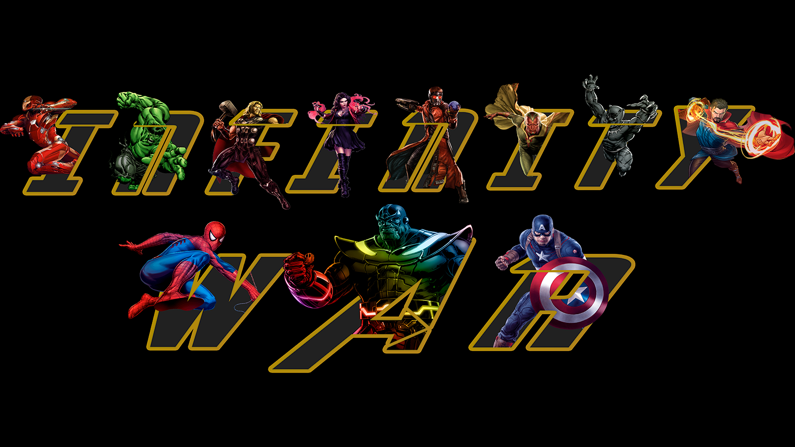 Avengers Infinity War Black Panther Captain America Doctor Strange Hulk Iron Man Marvel Comics Scarl 1600x900