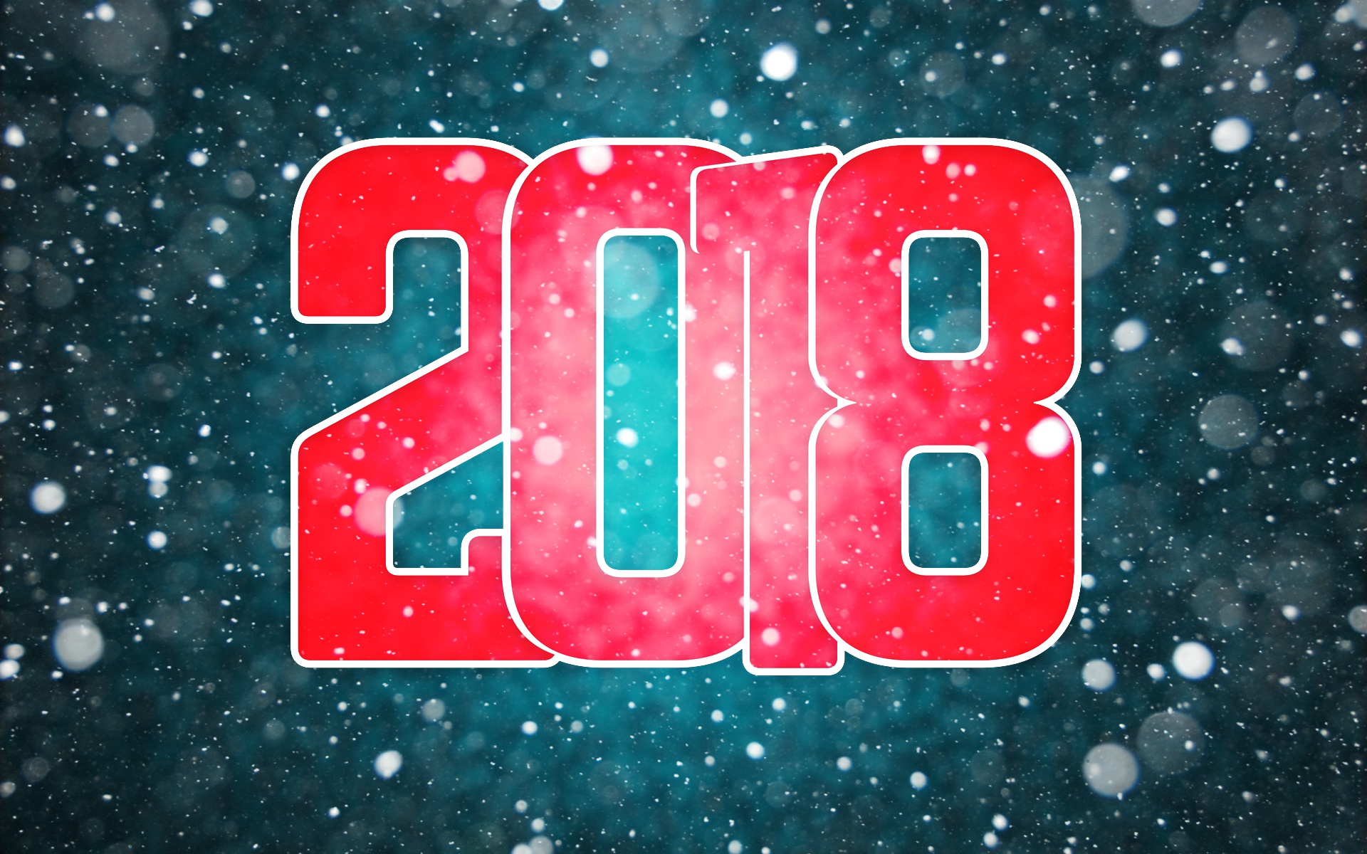Bokeh New Year 2018 1920x1200