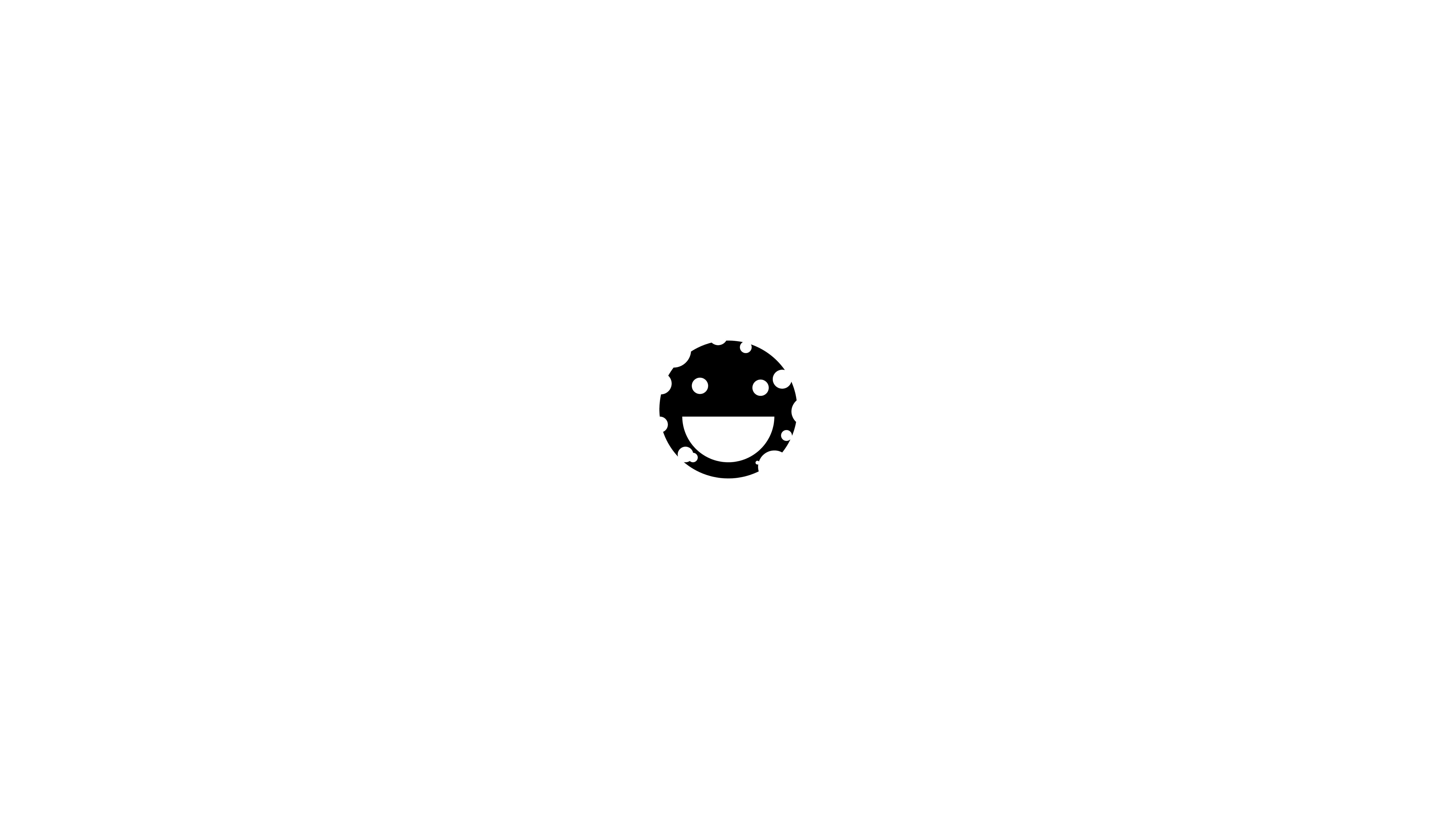 Emotion Happy Monochrome Smiley White Background 8000x4500