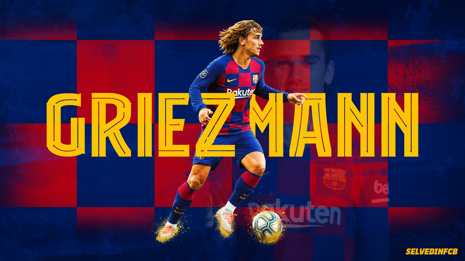 Antoine Griezmann Fc Barcelona French Soccer 1920x1080