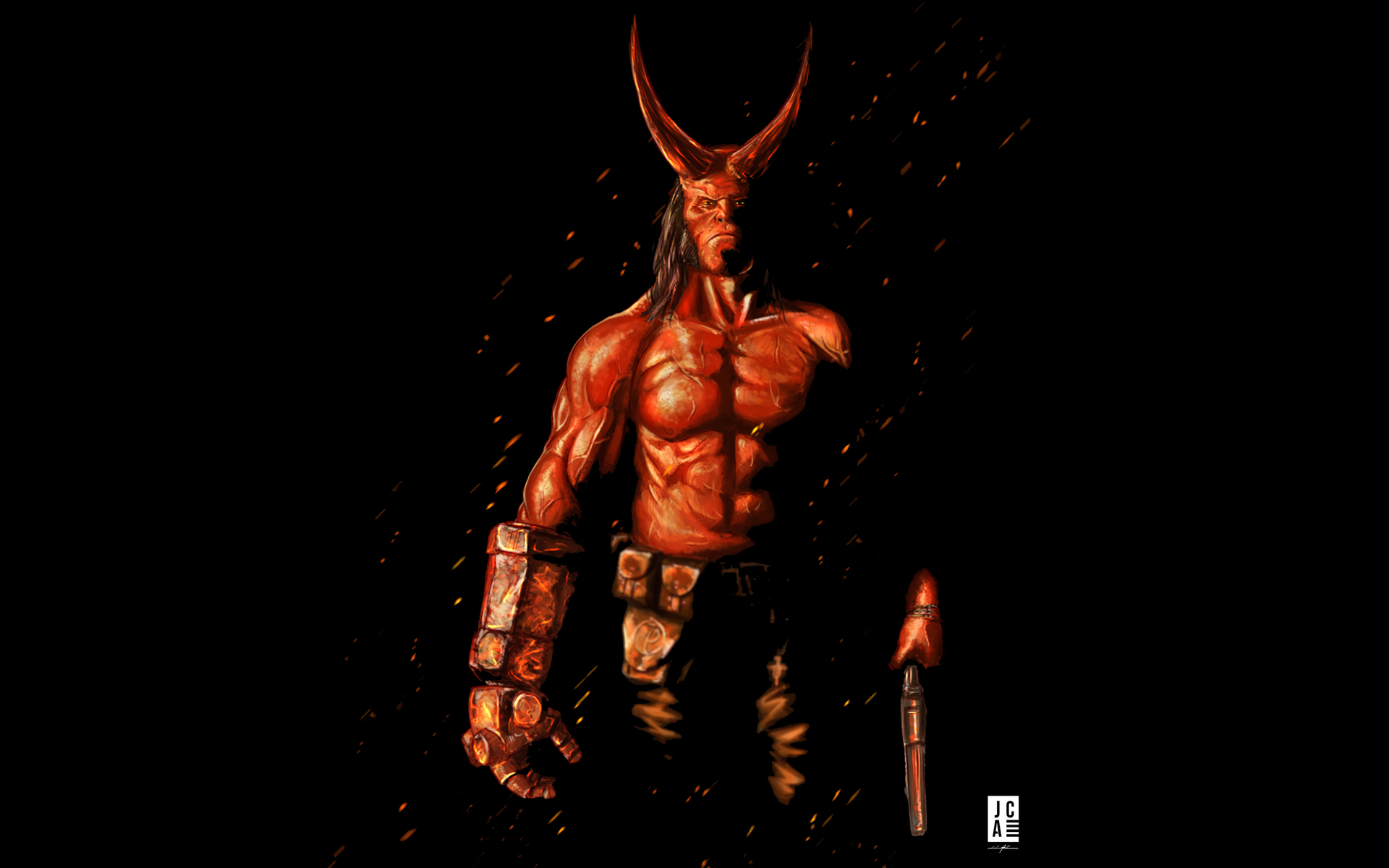 David Harbour Hellboy Hellboy 2019 1920x1200