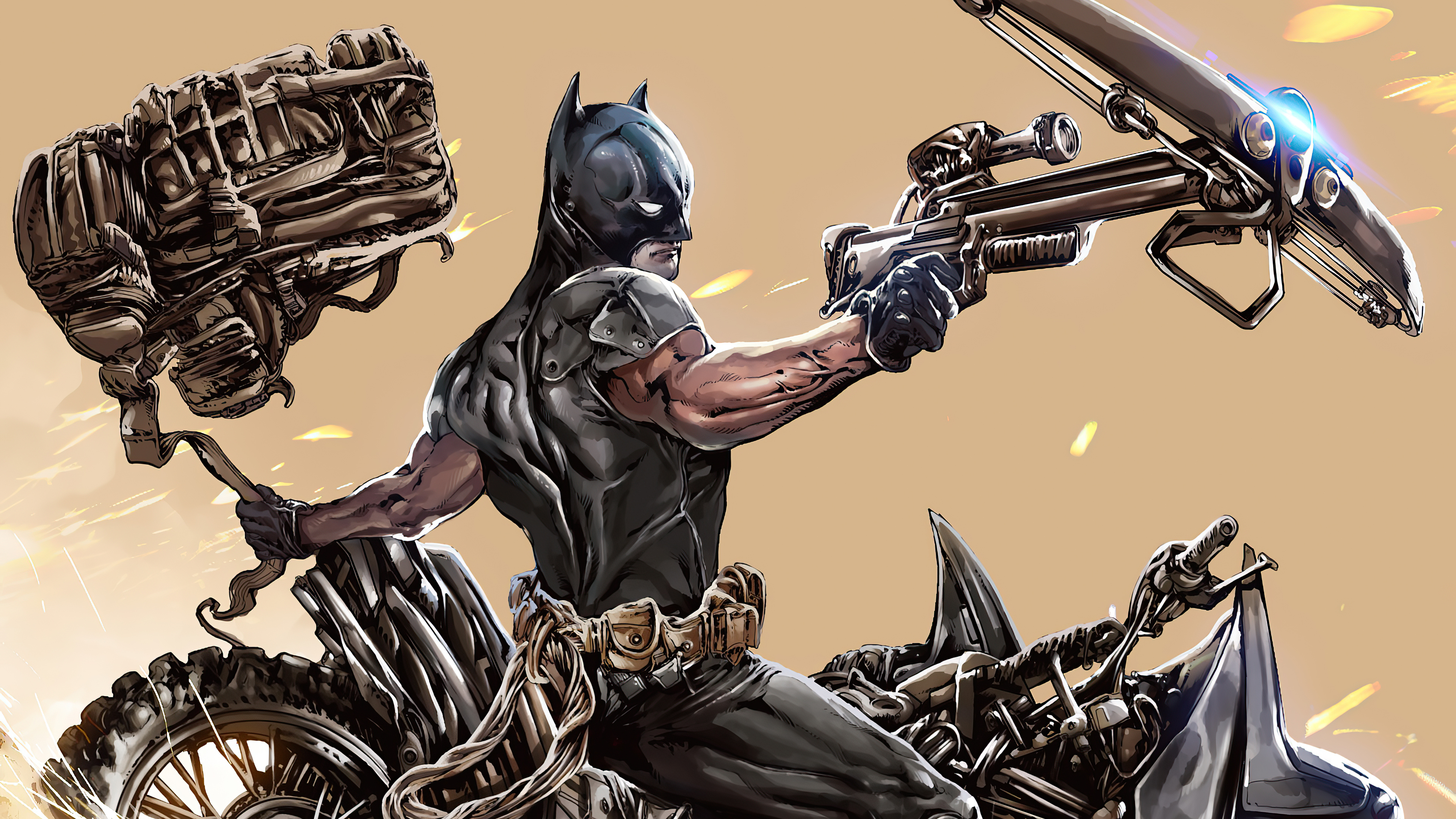 Batman Crossbow Dc Comics 3840x2160