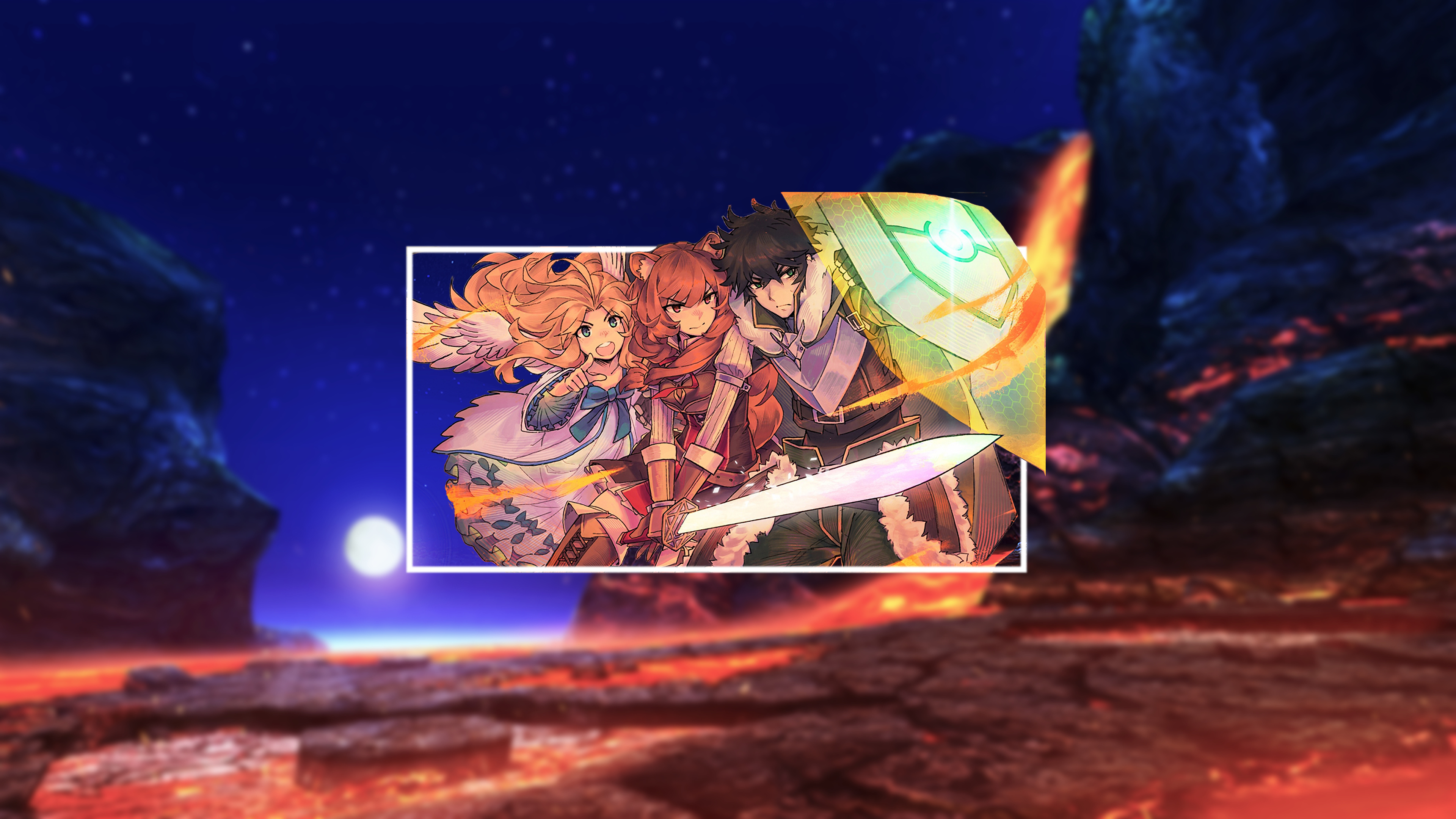 Filo The Rising Of The Shield Hero Naofumi Iwatani Raphtalia The Rising Of The Shield Hero The Risin 3840x2160