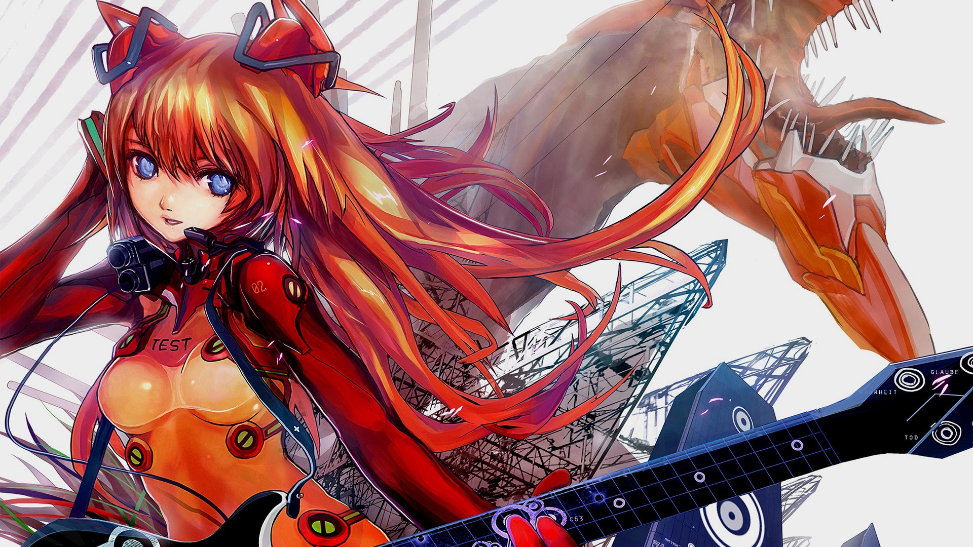 Asuka Langley Sohryu 1920x1080