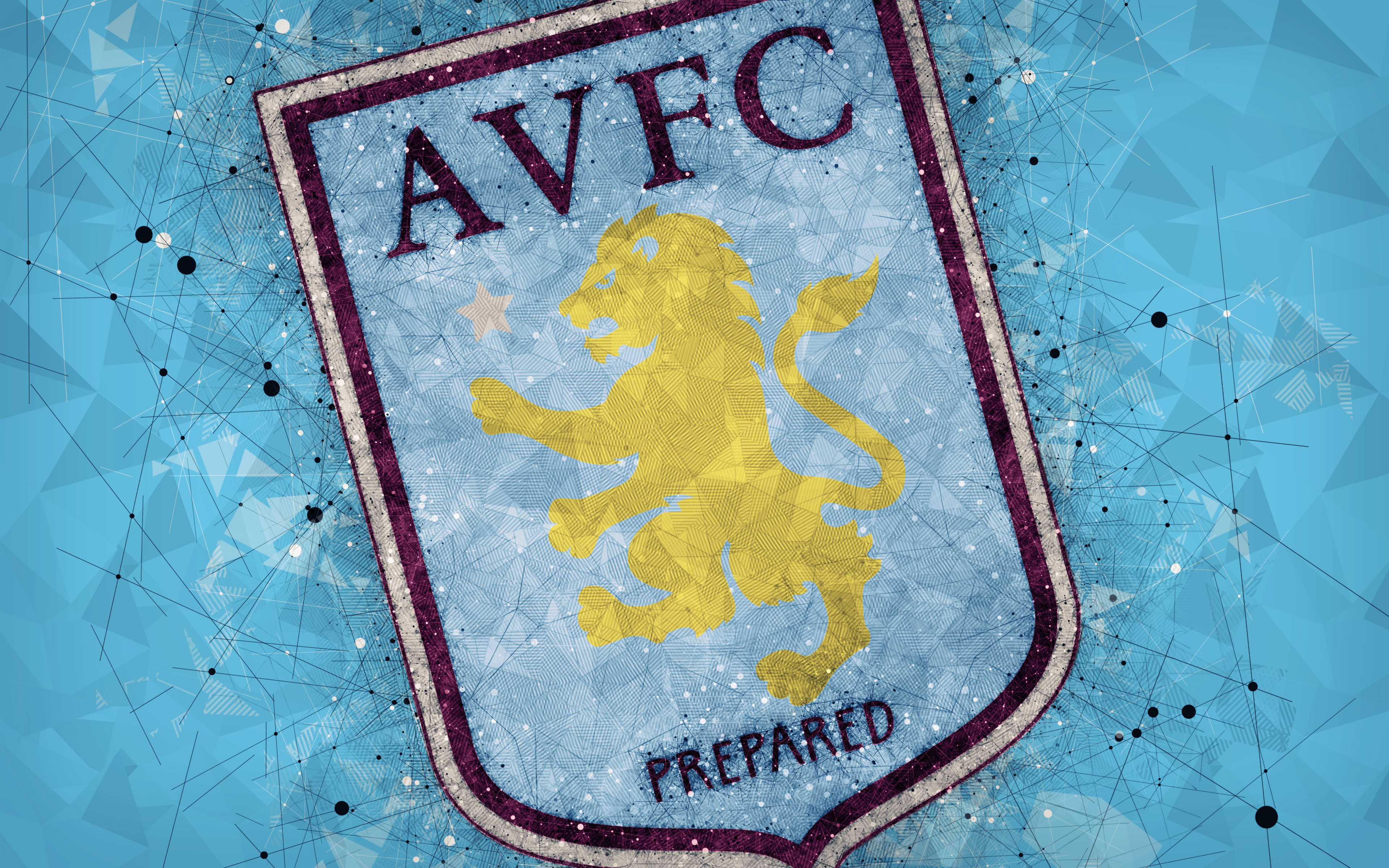 Aston Villa F C Emblem Logo Soccer 3840x2400