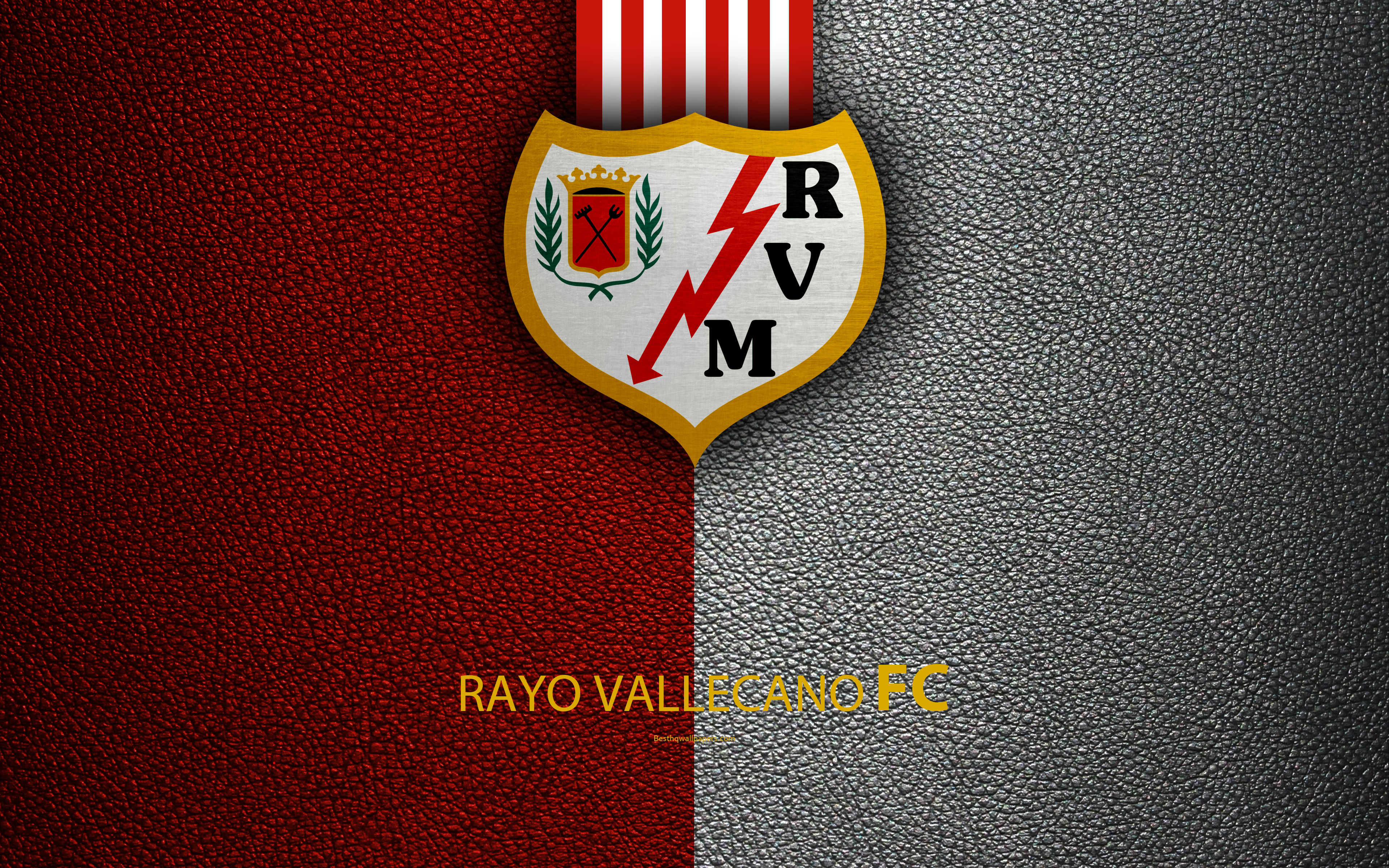 Emblem Logo Rayo Vallecano Soccer 3840x2400