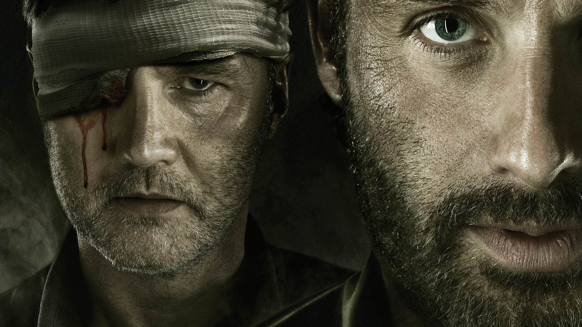 Andrew Lincoln David Morrissey Governor Horror Rick Grimes The Governor The Walking Dead The Walking 1920x1080