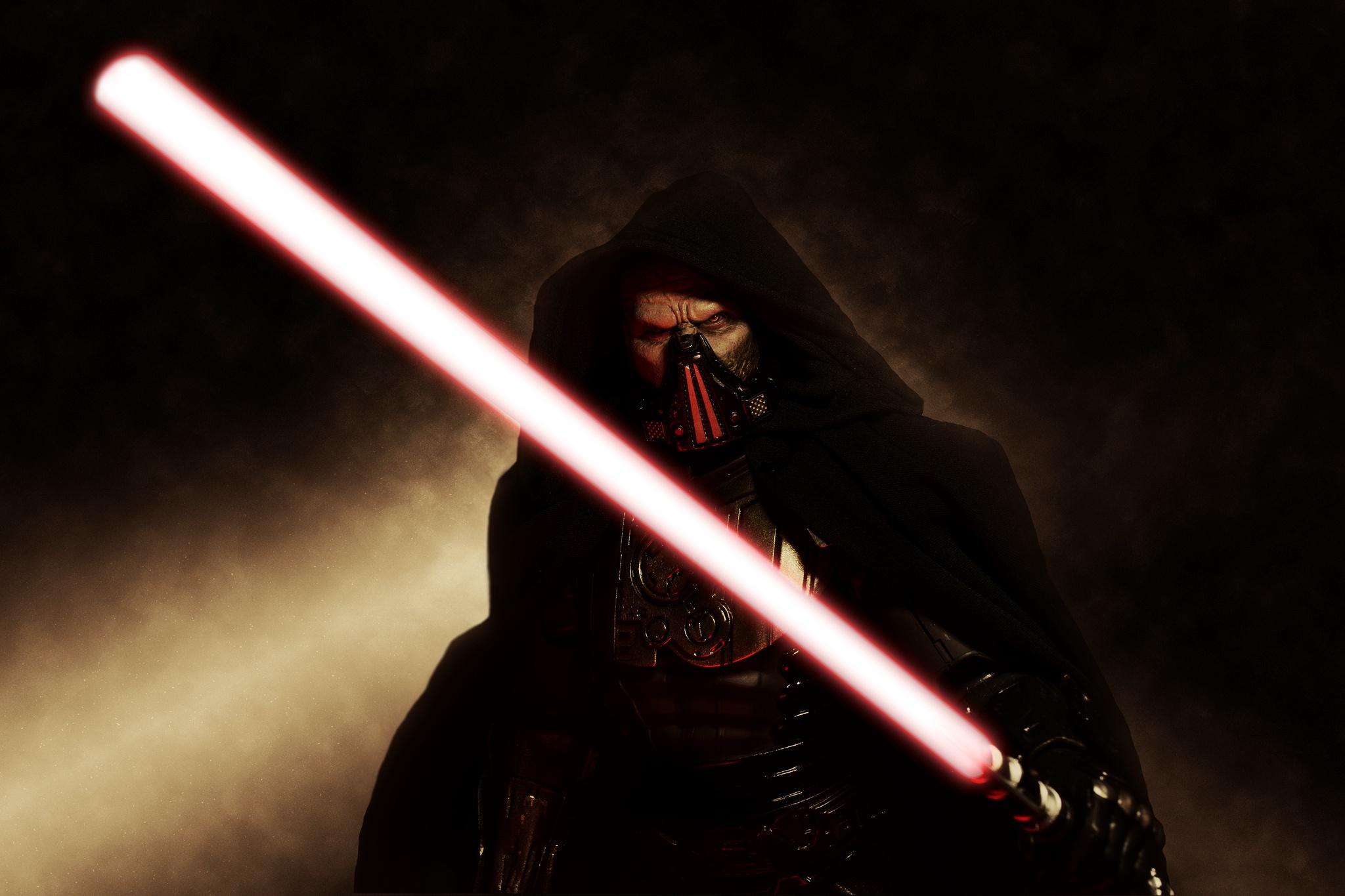 Darth Malgus Hood Lightsaber Man Mask Red Lightsaber Sith Star Wars Star Wars Weapon 2048x1365