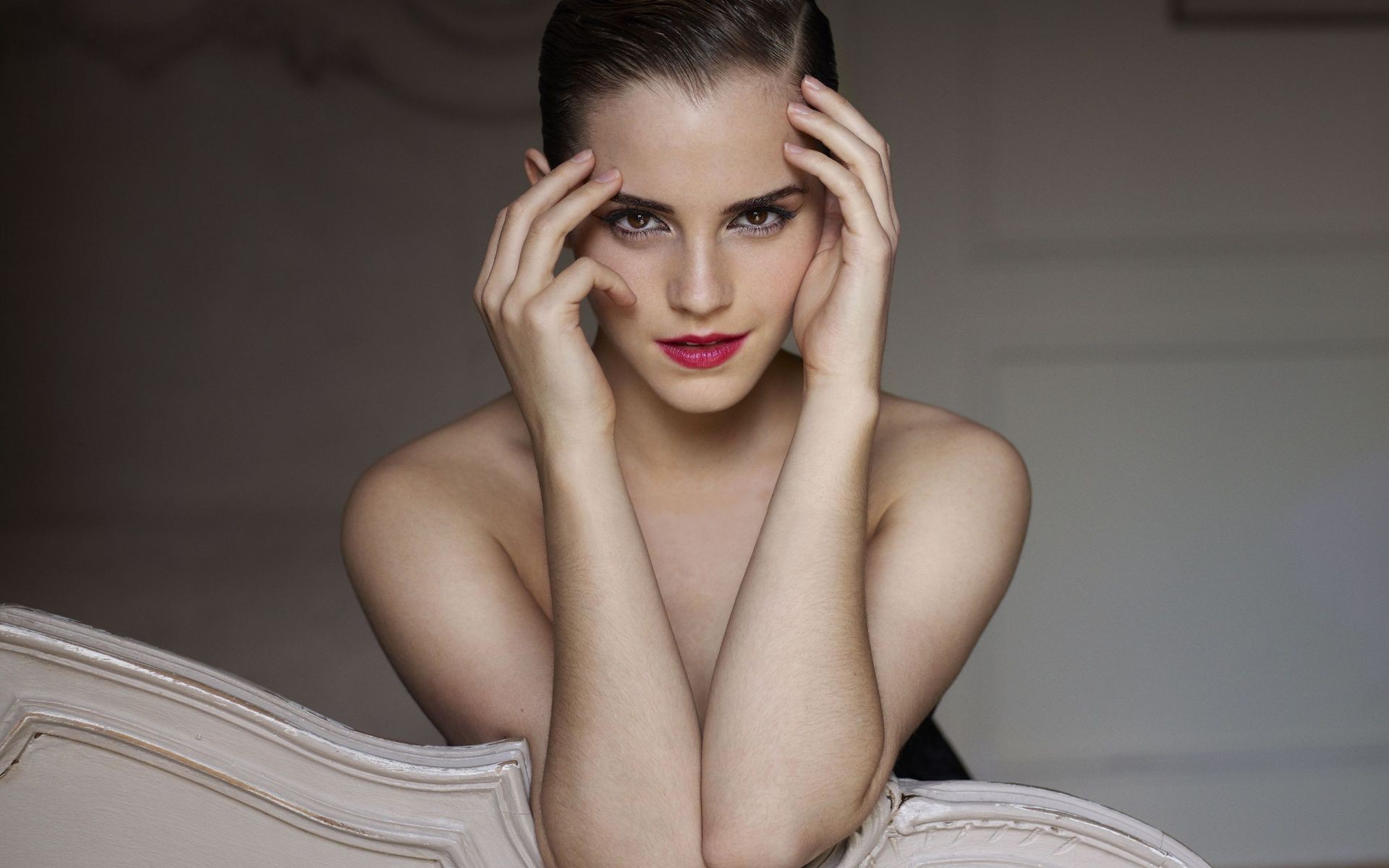 Actress Emma Watson Girl Lipstick Woman 1920x1200