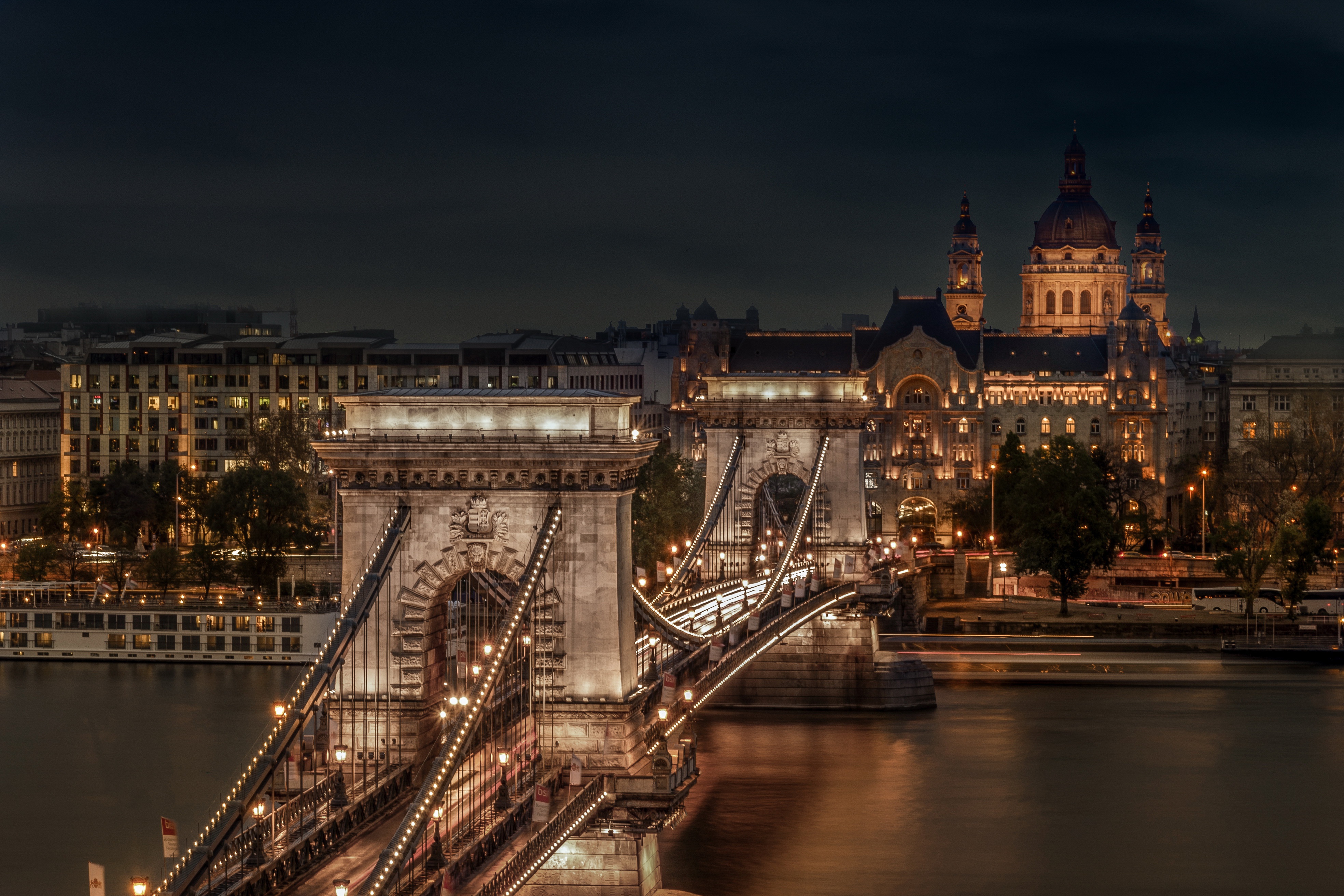 Bridge Budapest City Hungary 3936x2624