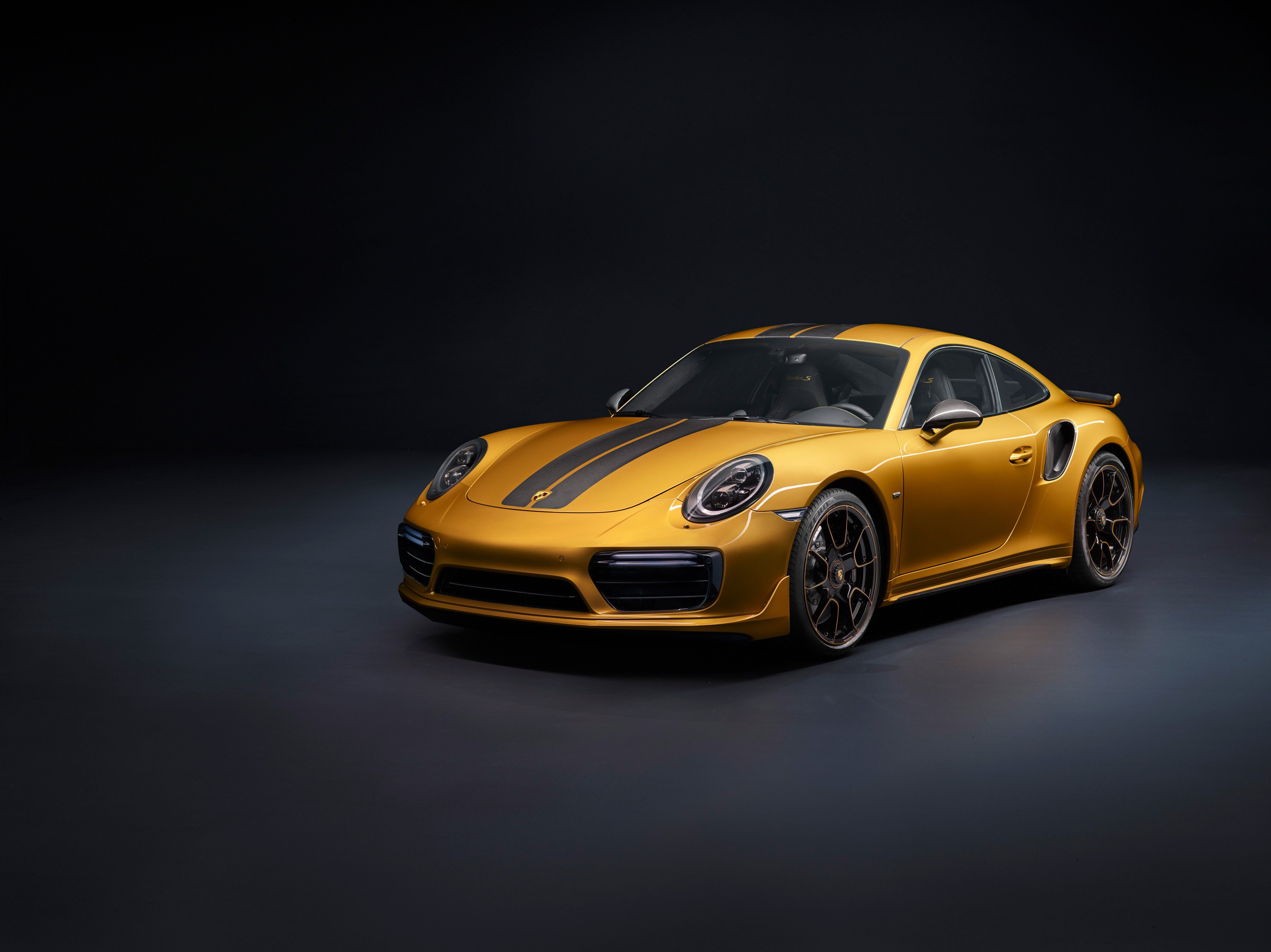 Car Porsche Porsche 911 Porsche 911 Turbo Sport Car Vehicle Yellow Car 3600x2698