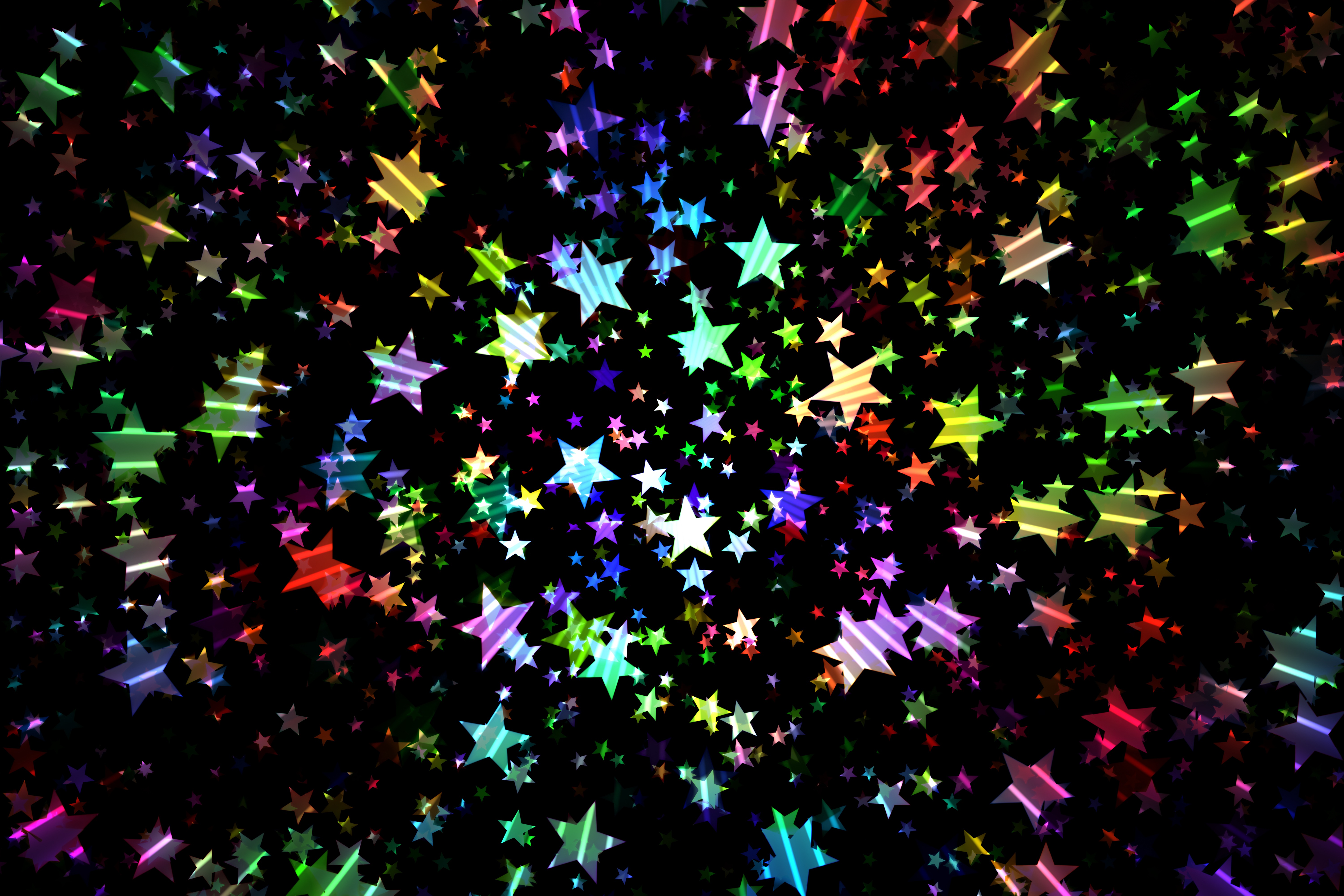 Artistic Colorful Colors Digital Art Star 6000x4000