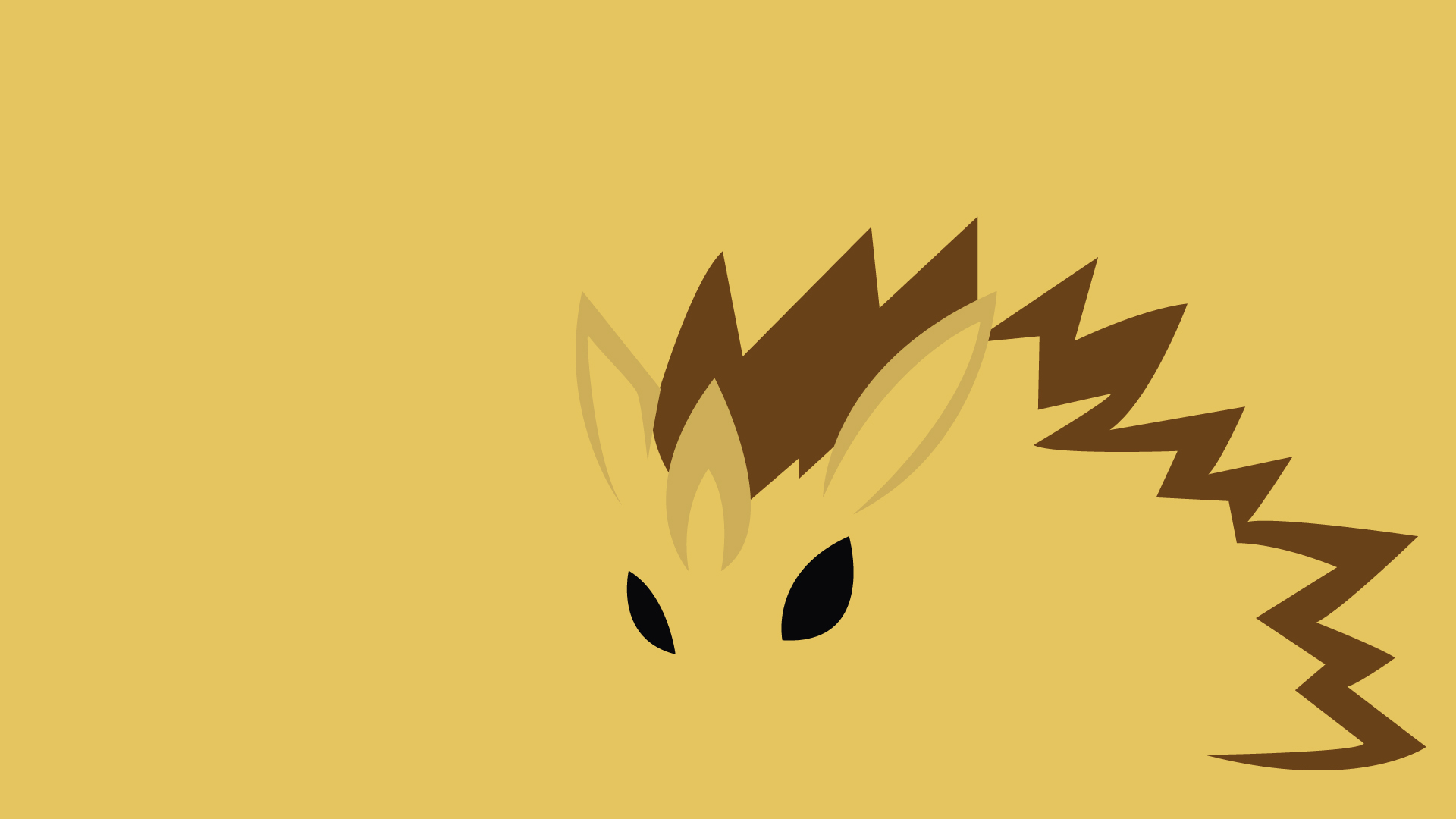 Ground Pokemon Minimalist Sandslash Pokemon 1920x1080