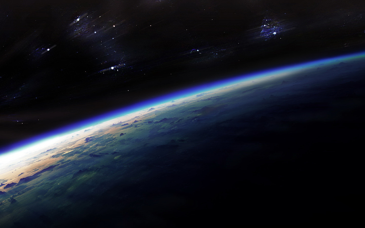 Sci Fi Planetscape 1440x900