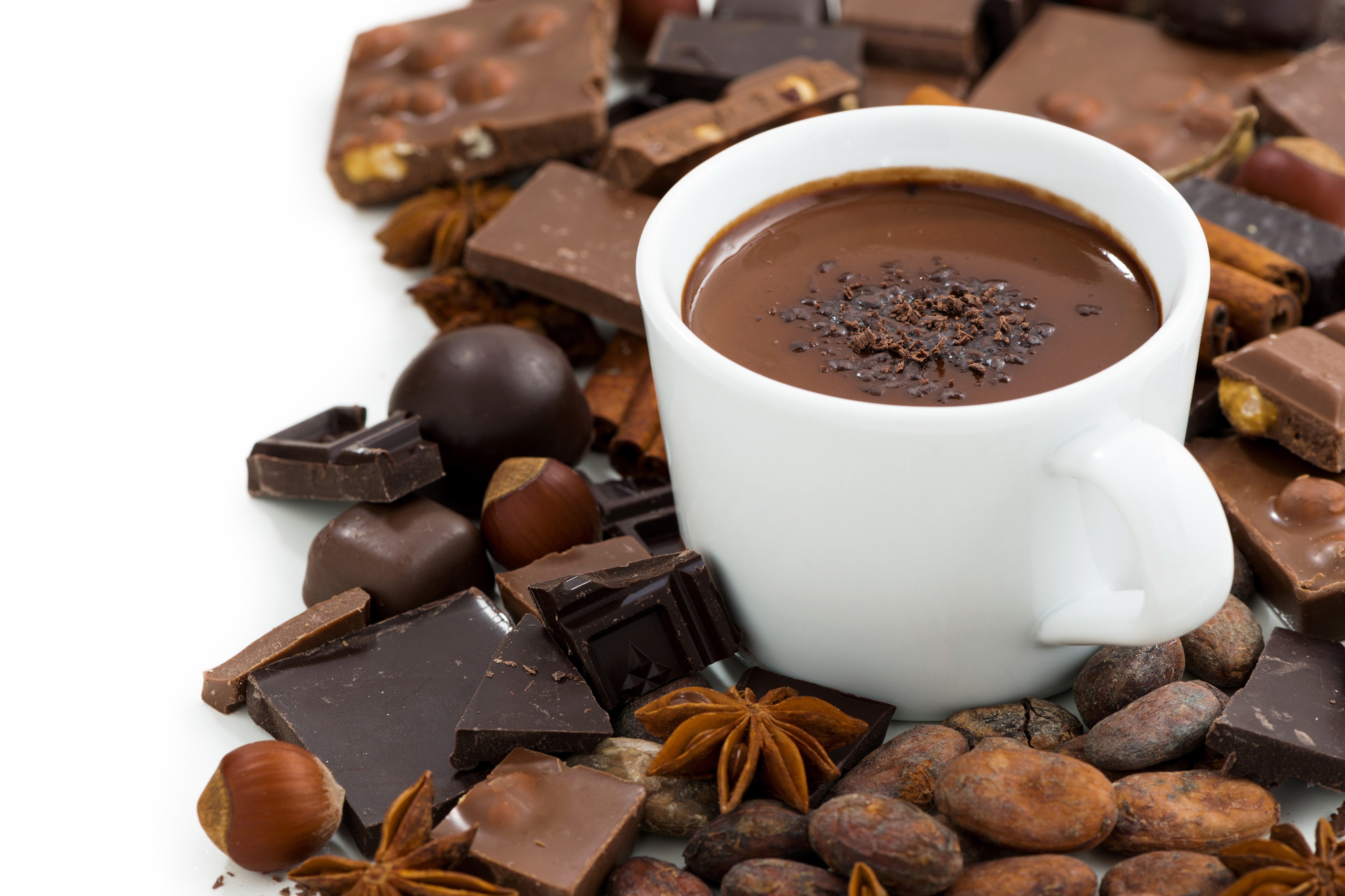 Chocolate Coffee Cup Star Anise 5616x3744