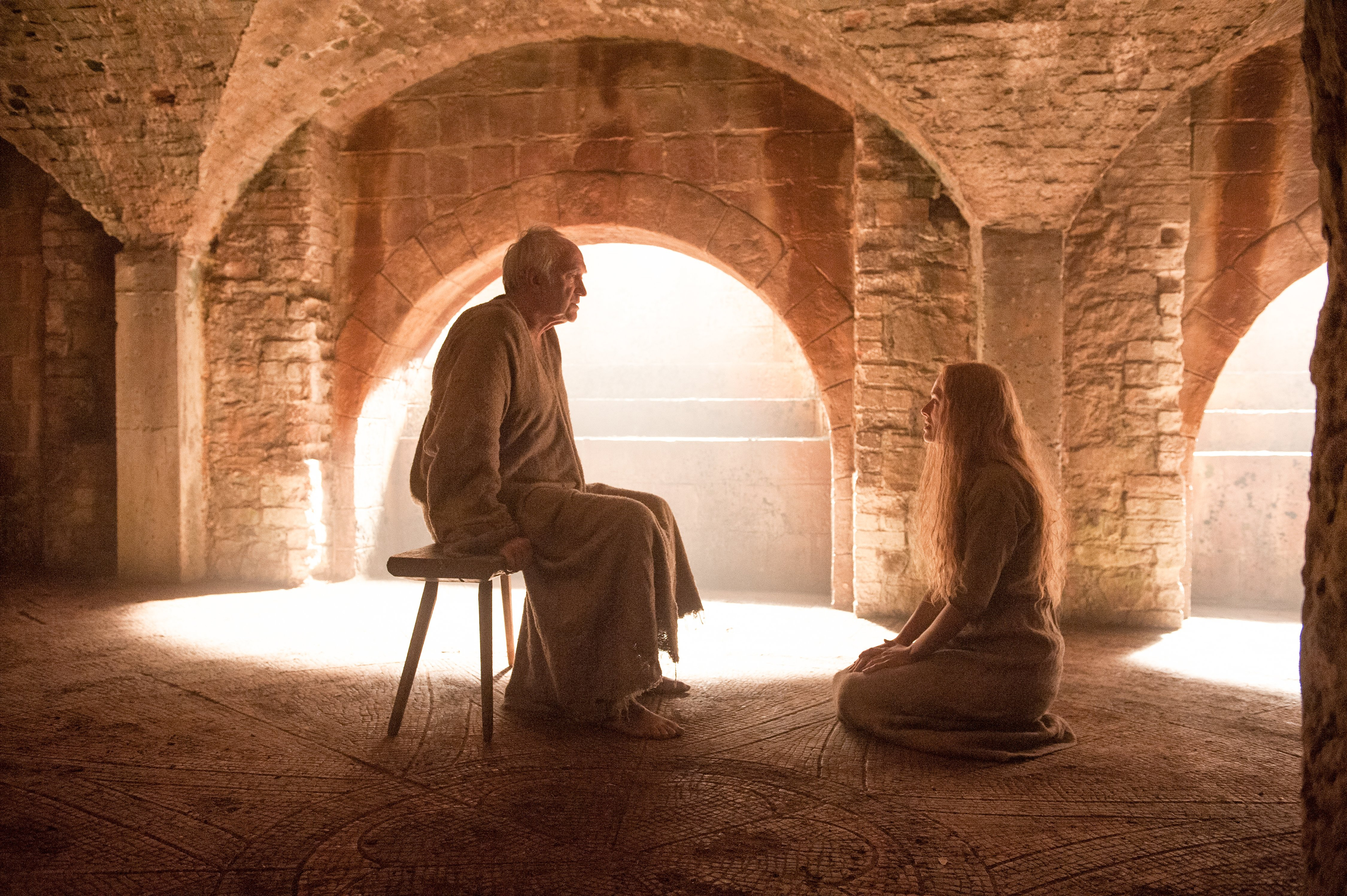 Cersei Lannister High Sparrow Jonathan Pryce Lena Headey 4000x2661