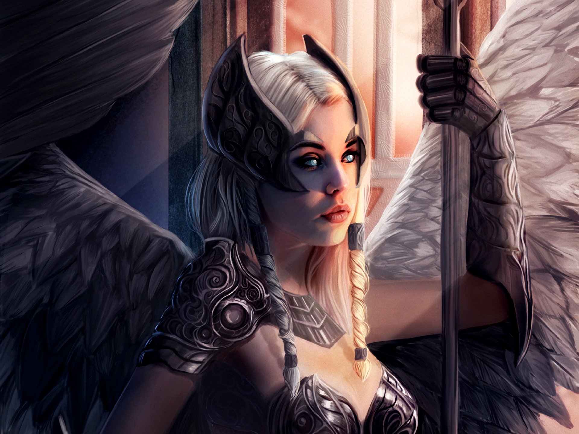 Angel Angel Warrior Fantasy Girl Warrior Woman 1920x1439