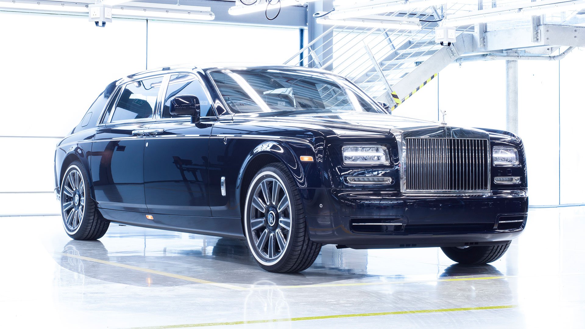 Blue Car Car Luxury Car Rolls Royce Phantom 1920x1080