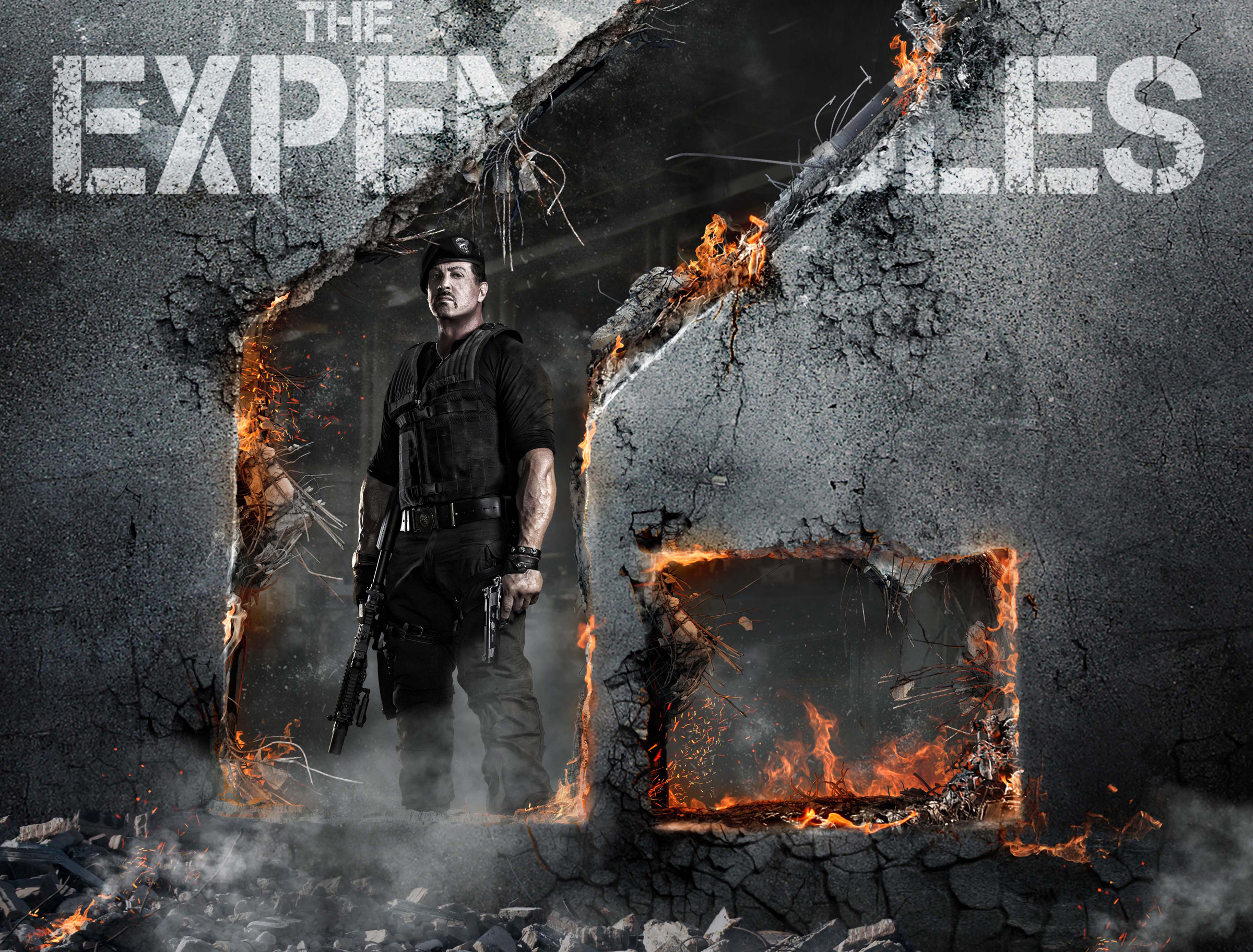 Barney Ross Sylvester Stallone The Expendables 2 2400x1824