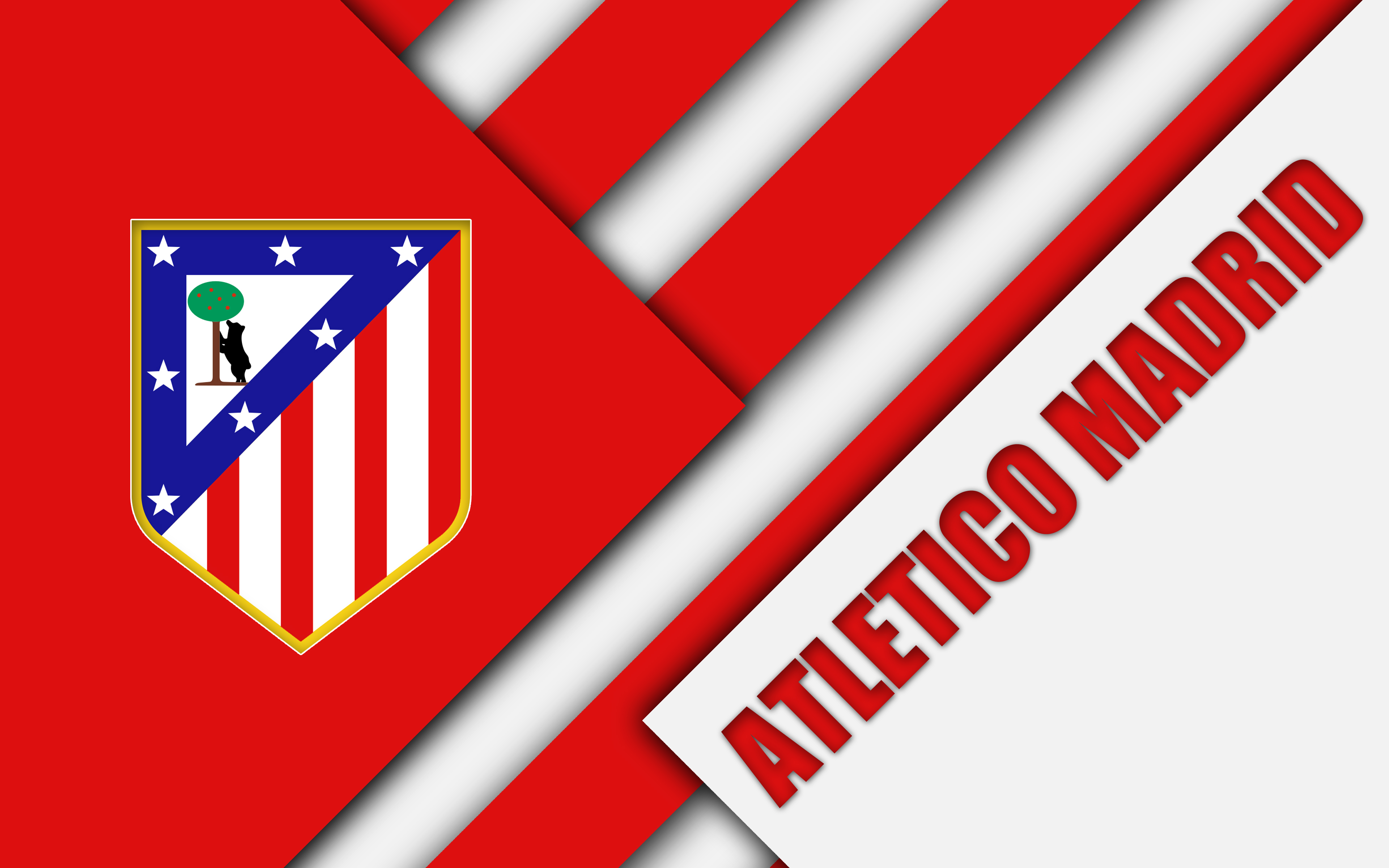 Atletico Madrid Emblem Logo Soccer 3840x2400