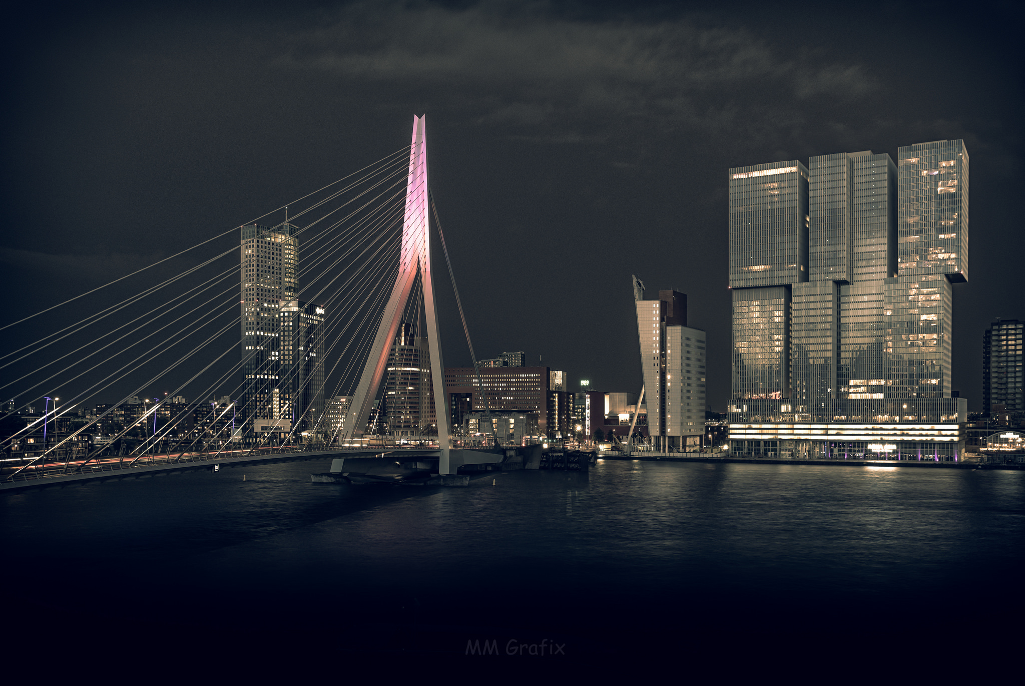 Architecture Bridge Netherlands Rotterdam 2048x1370