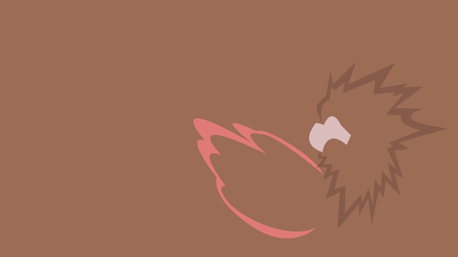 Minimalist Spearow Pokemon 1920x1080