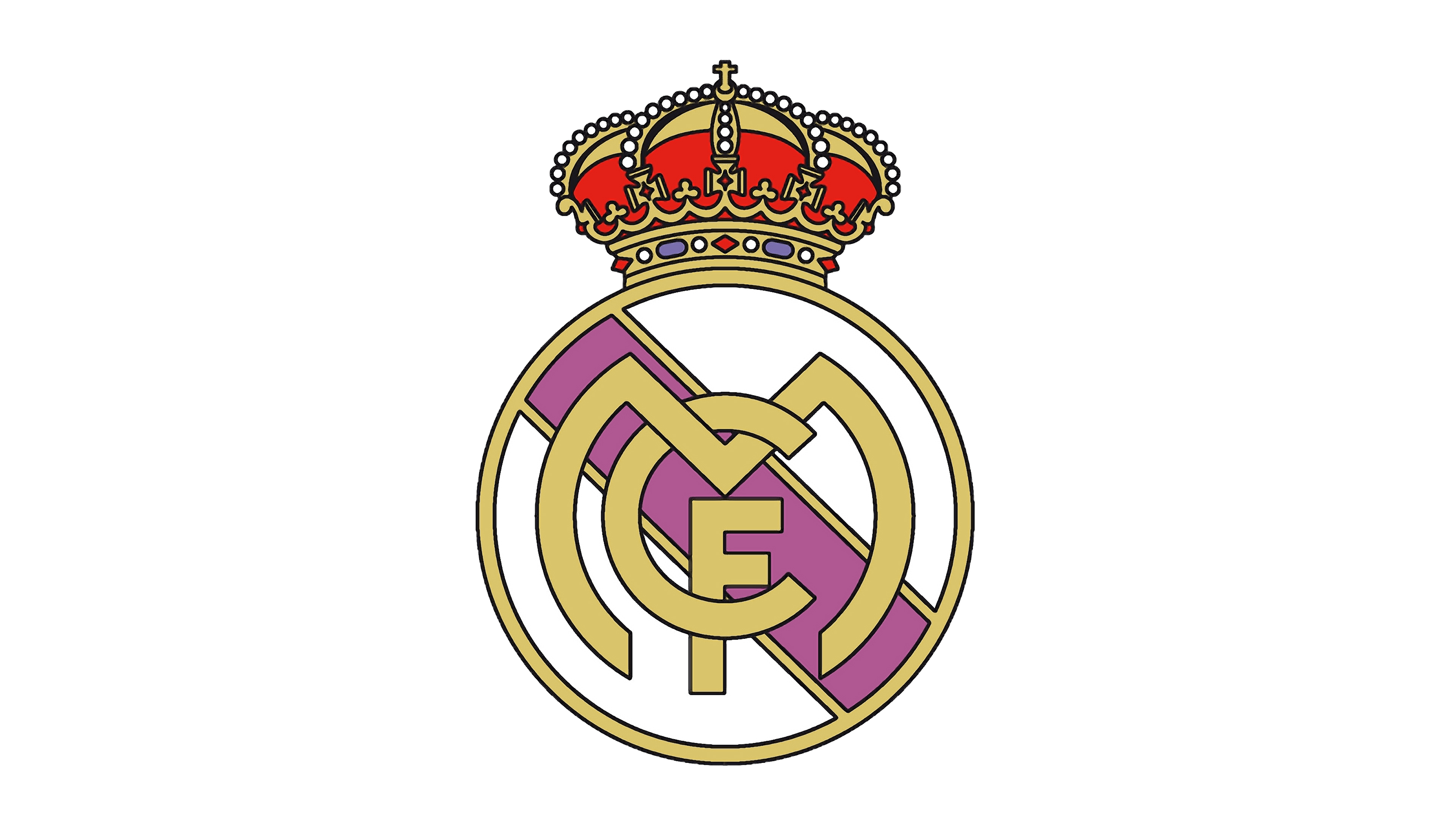 Emblem Logo Real Madrid C F Soccer 3840x2160