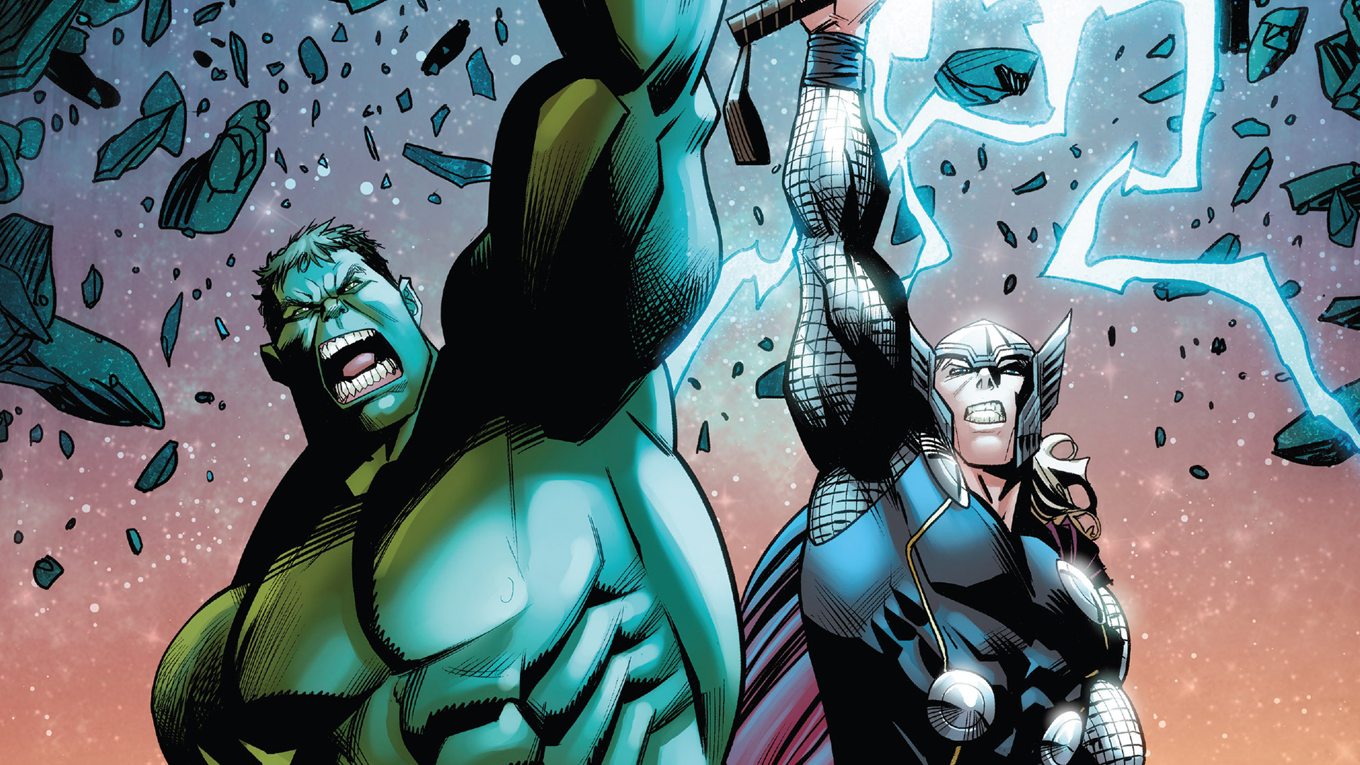 Bruce Banner Comic Comics Hulk Marvel Comics Thor 1920x1080