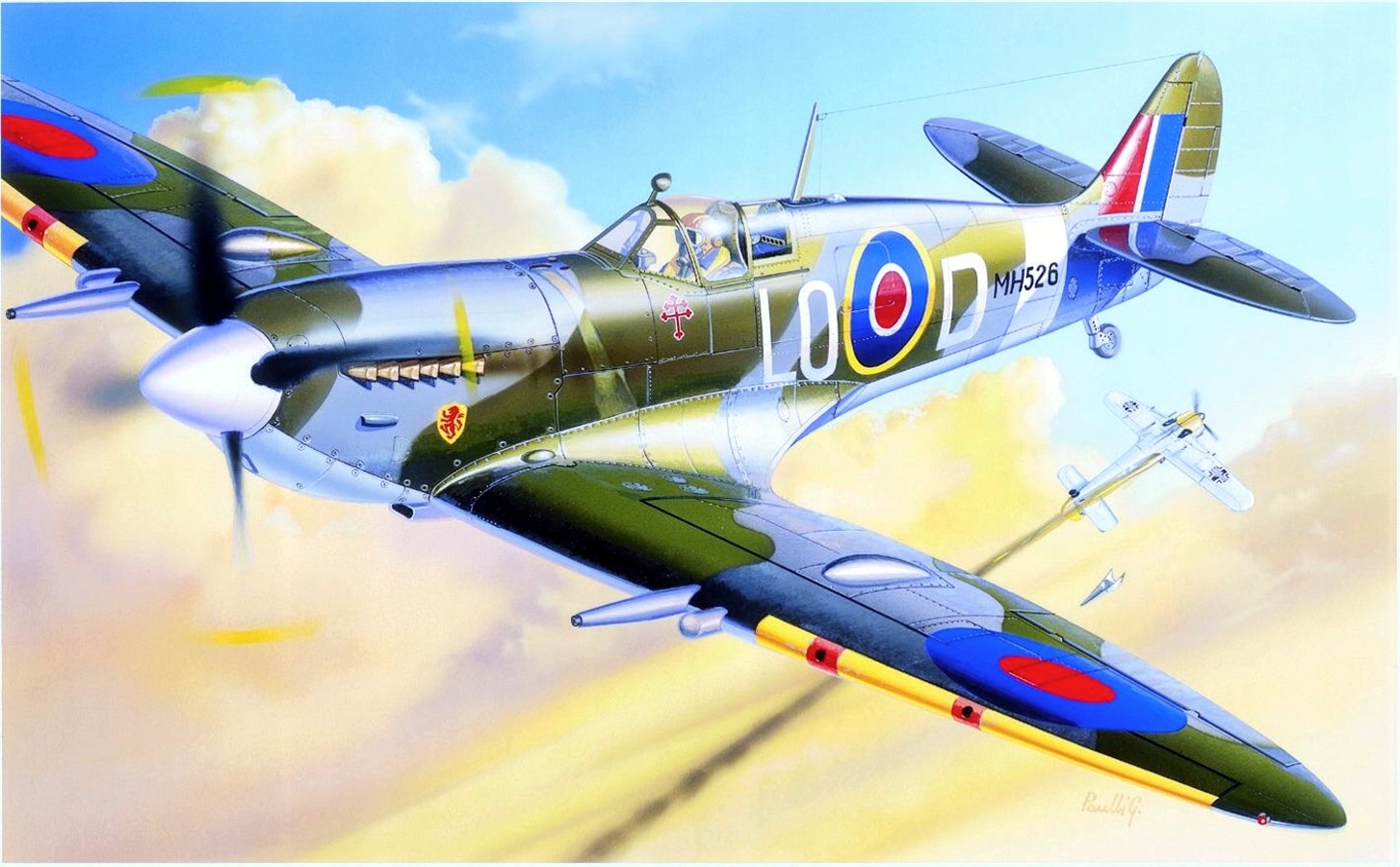 Aircraft Supermarine Spitfire 1454x900