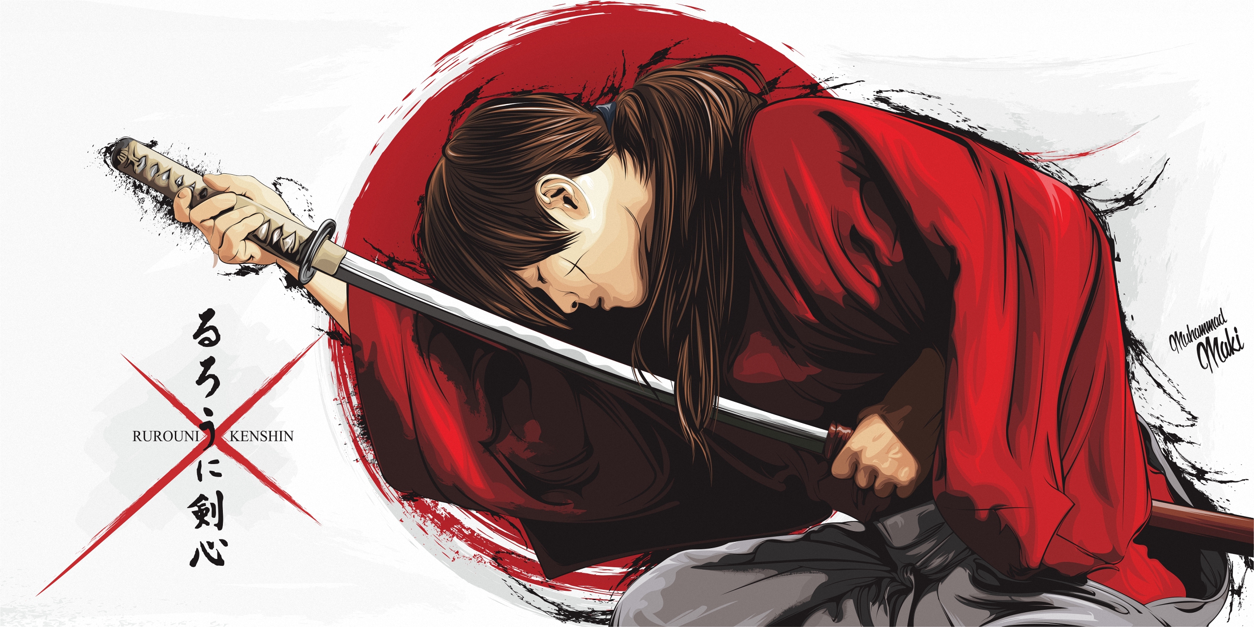Kenshin Himura 2560x1281