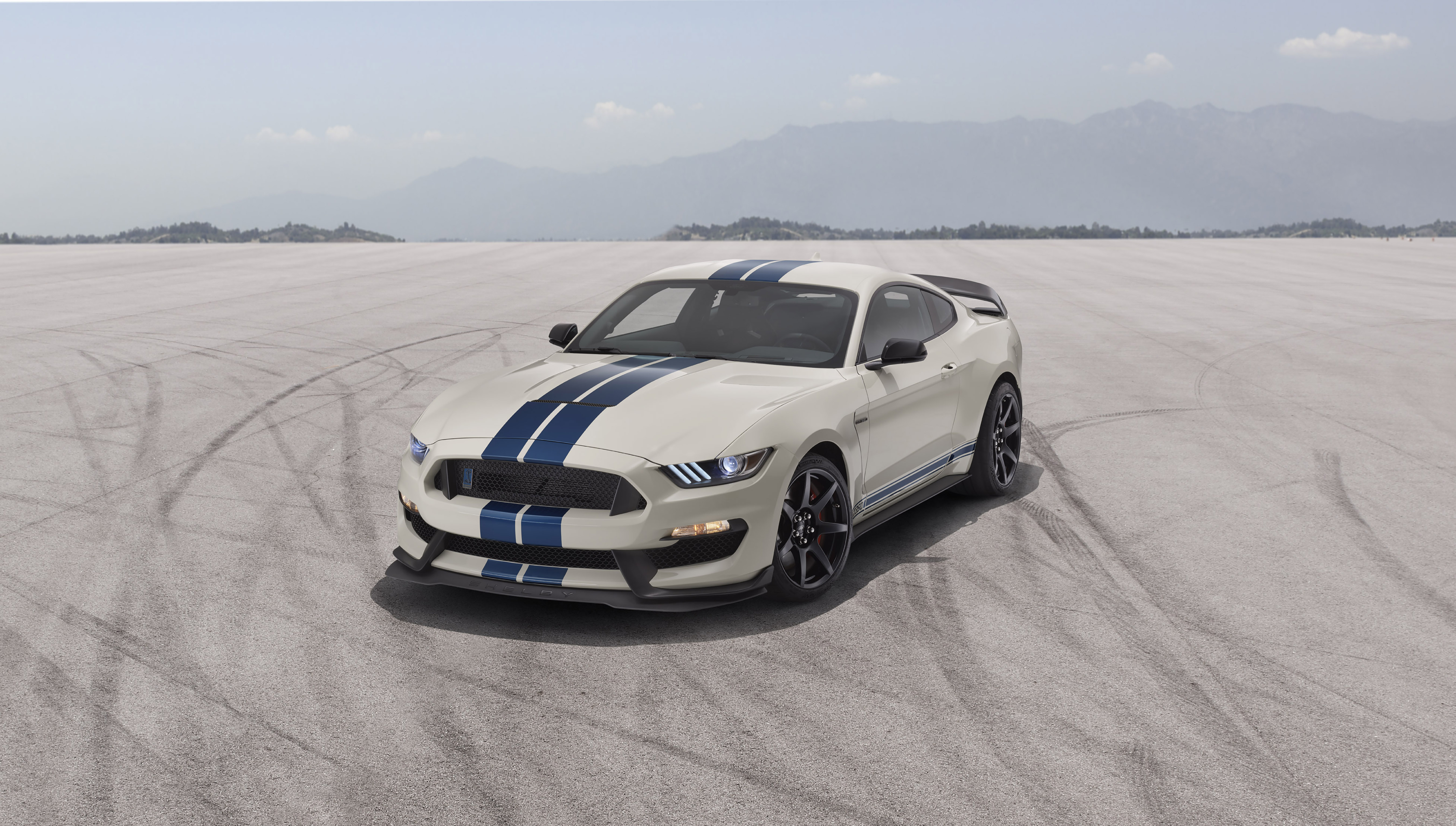 Car Ford Ford Mustang Ford Mustang Shelby Ford Mustang Shelby Gt350 Muscle Car Vehicle White Car 5400x3064