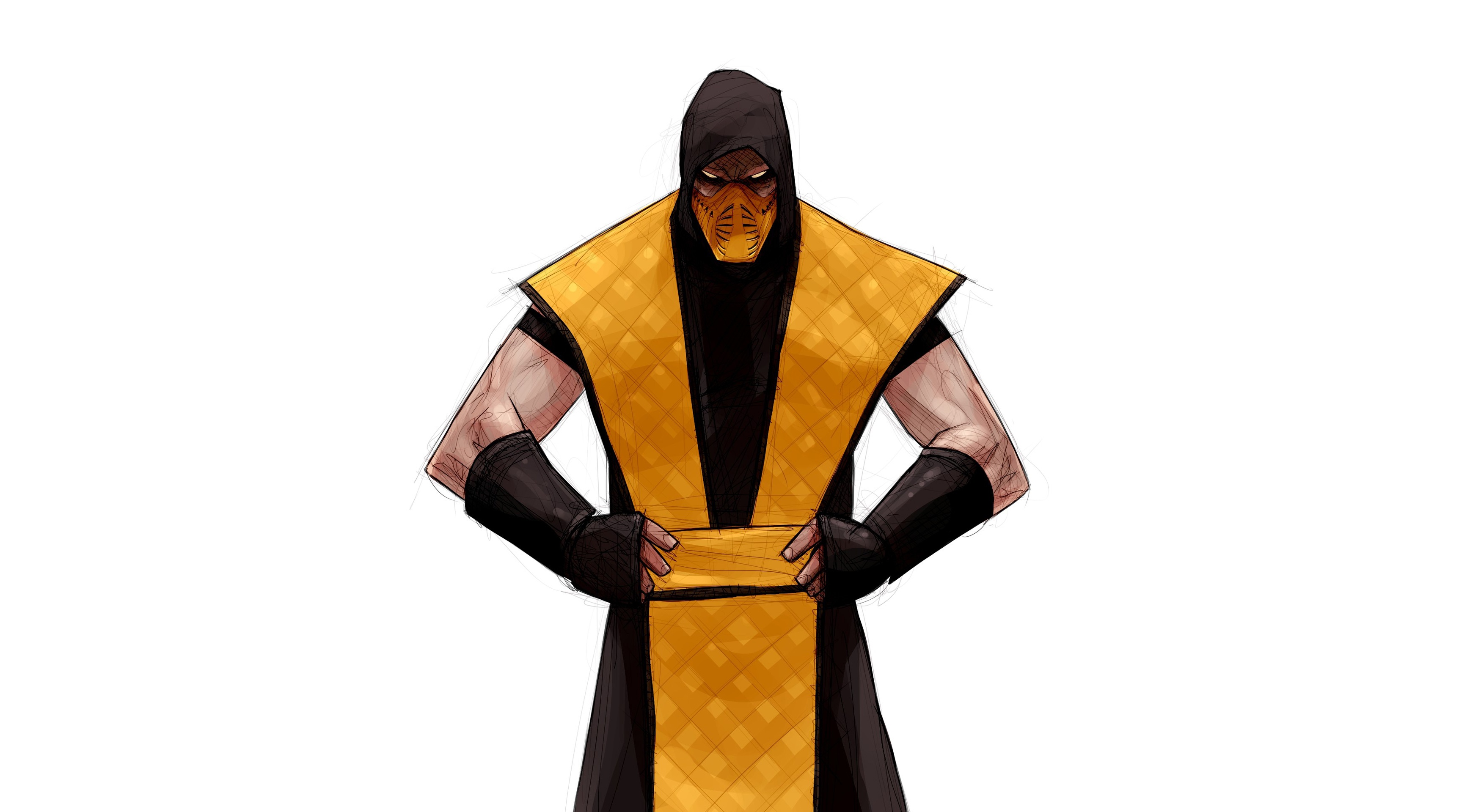 Mortal Kombat Scorpion Mortal Kombat 3500x1920