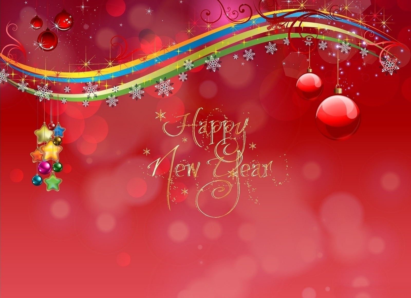 Christmas Decoration Happy New Year New Year Red 1600x1160