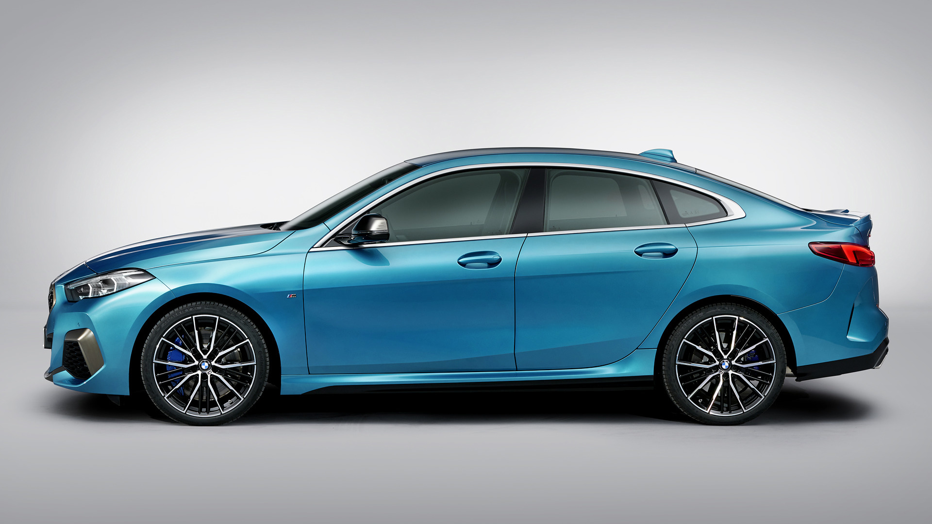 Bmw M235i Gran Coupe Blue Car Car Compact Car Luxury Car 1920x1080