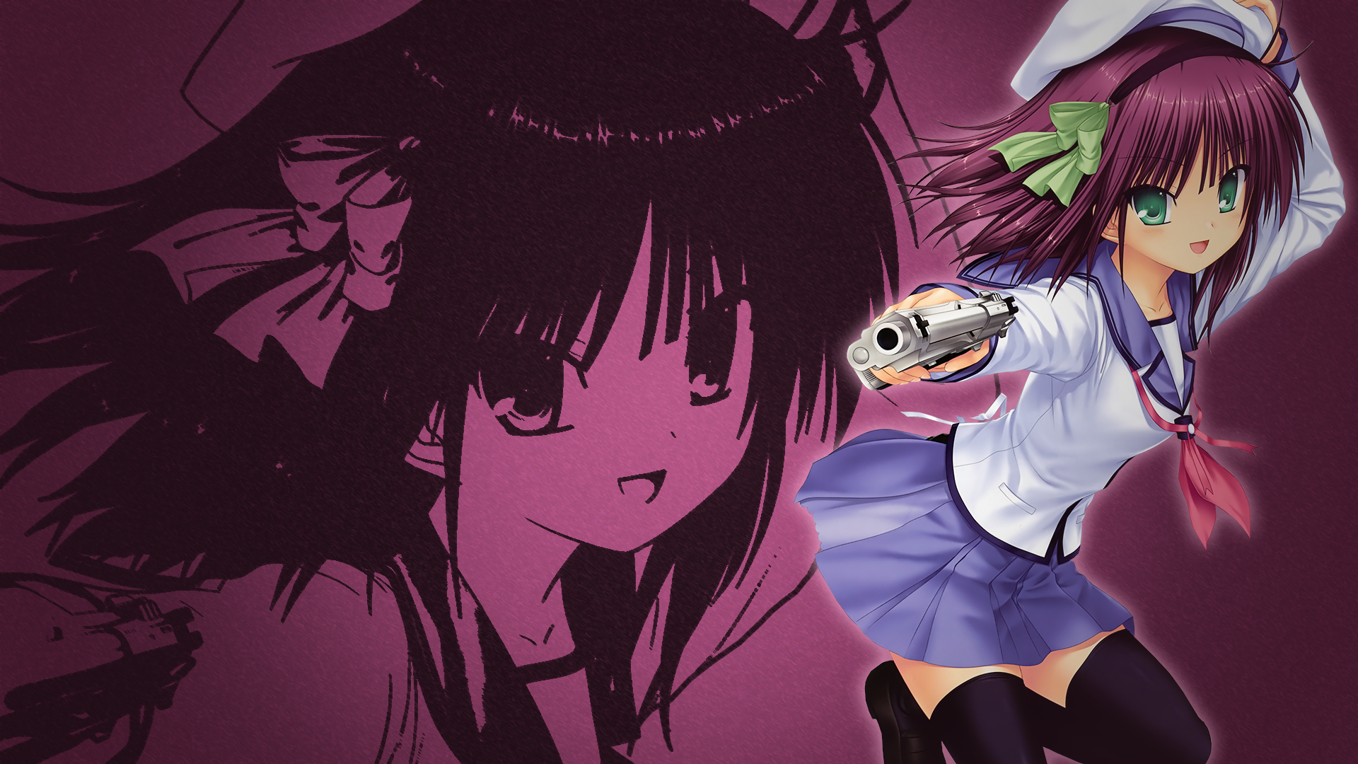 Anime Angel Beats Wallpaper Resolution 1920x1080 Id 1085454 Wallha Com