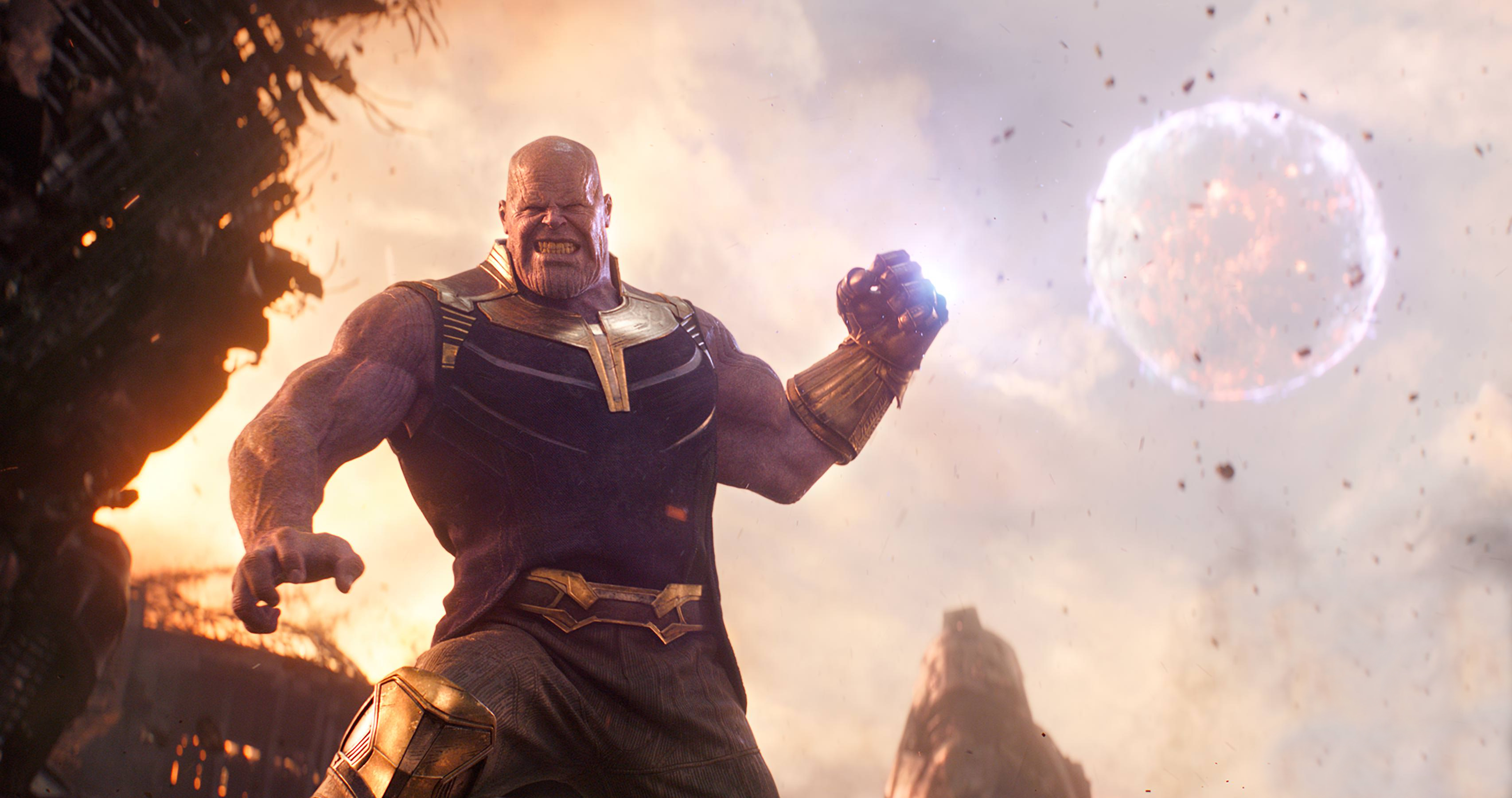 Avengers Infinity War Josh Brolin Marvel Comics Thanos 3412x1800
