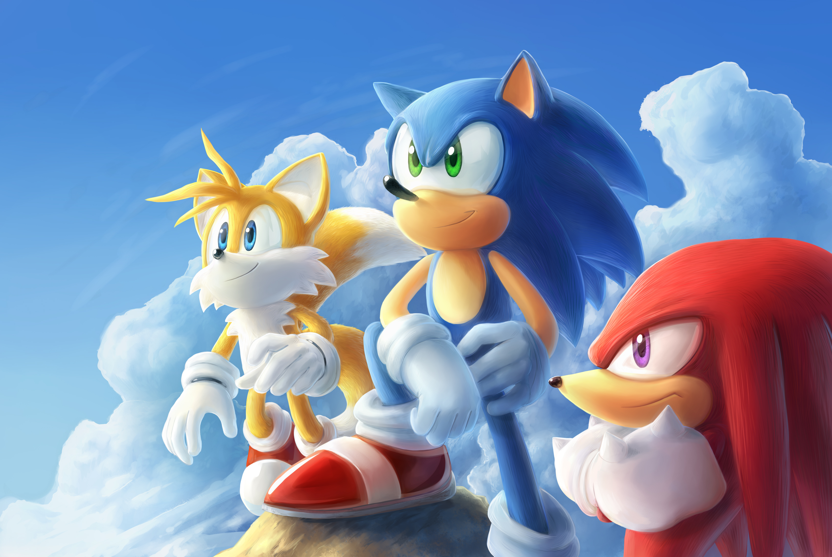 Knuckles The Echidna Miles Quot Tails Quot Prower Sonic The Hedgehog 3400x2276