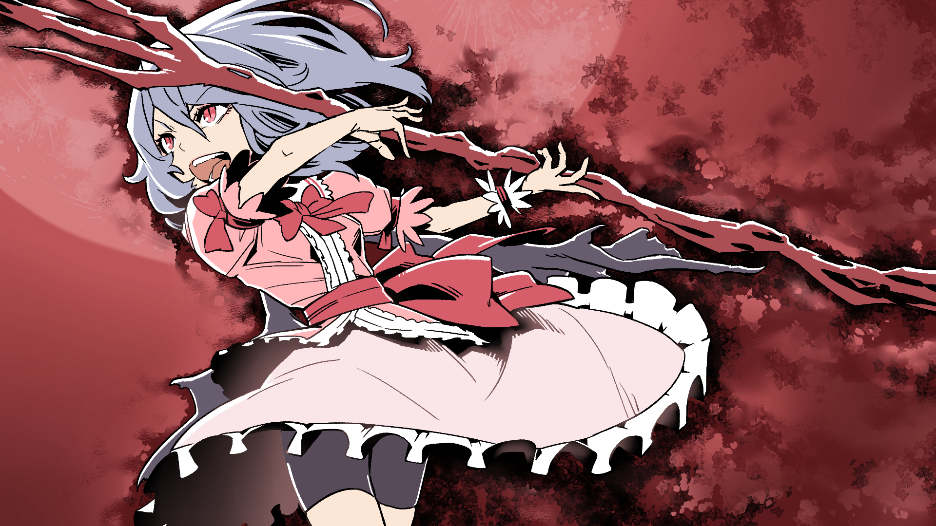 Kawayabug Touhou Remilia Scarlet Anime 1920x1080