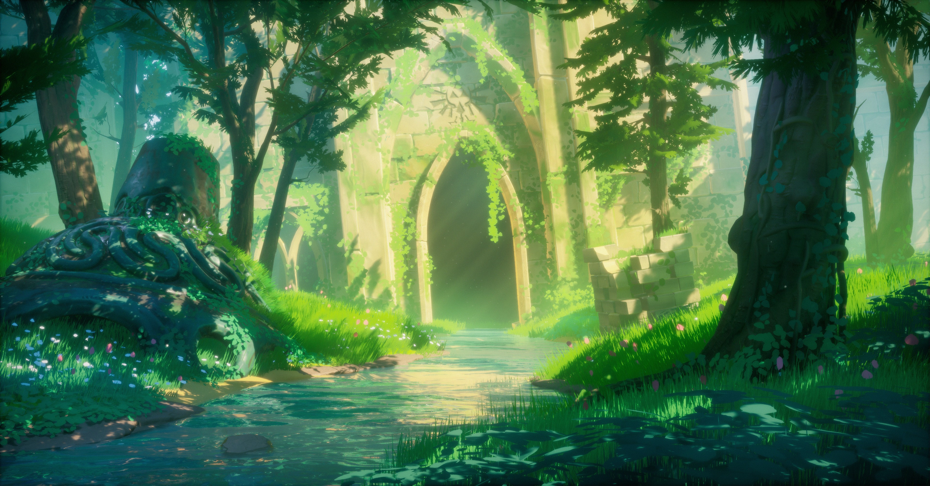 Forest Temple The Legend Of Zelda 3840x2007